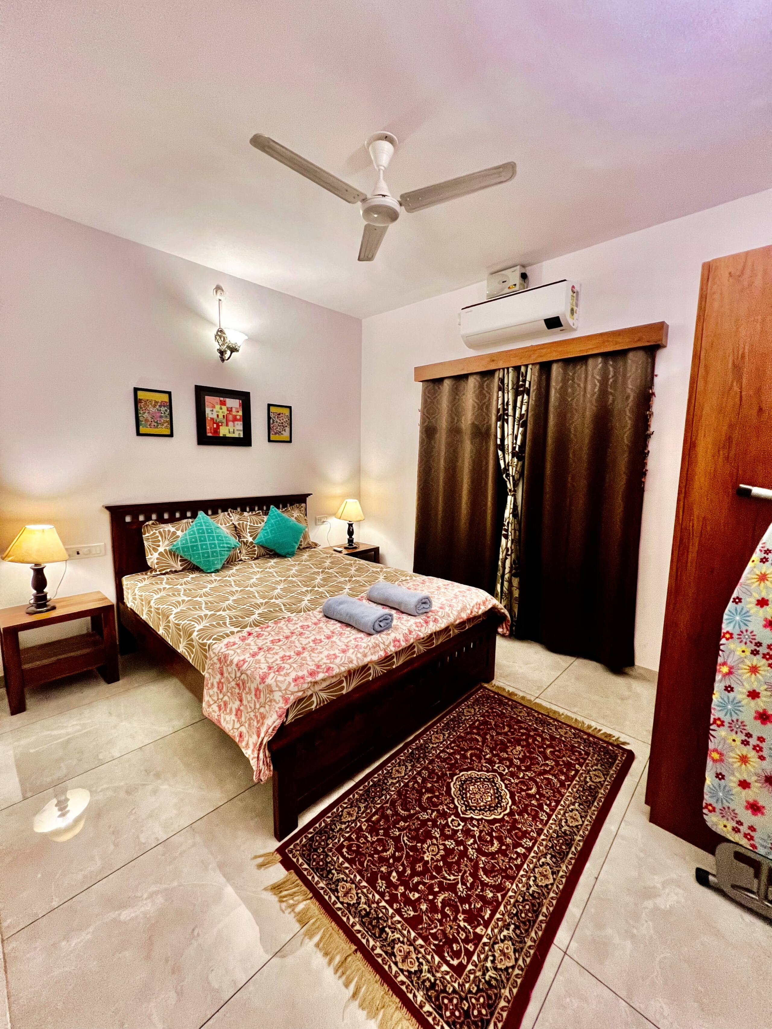 The Cider Goa A | 2BHK Sleeps8 | FullyAC Beach3min 20