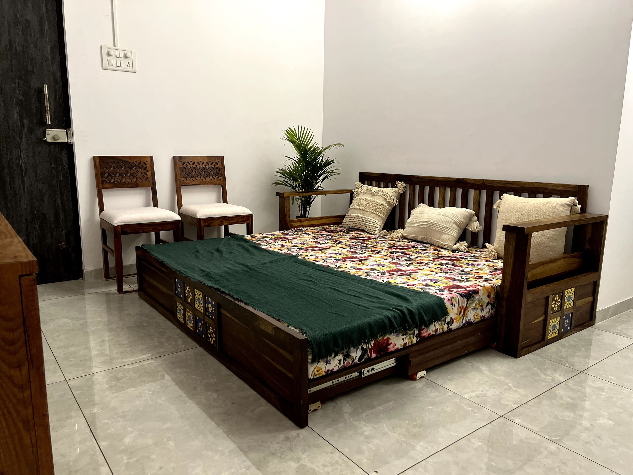 The Cider Goa A | 2BHK Sleeps8 | FullyAC Beach3min 12