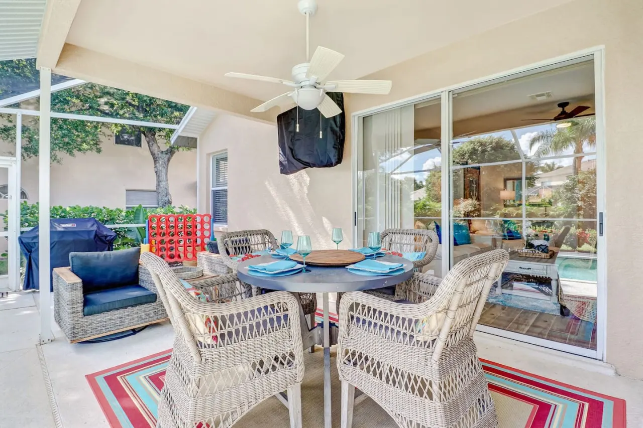 Sunshine days! Stunning pool home. Gated community 13