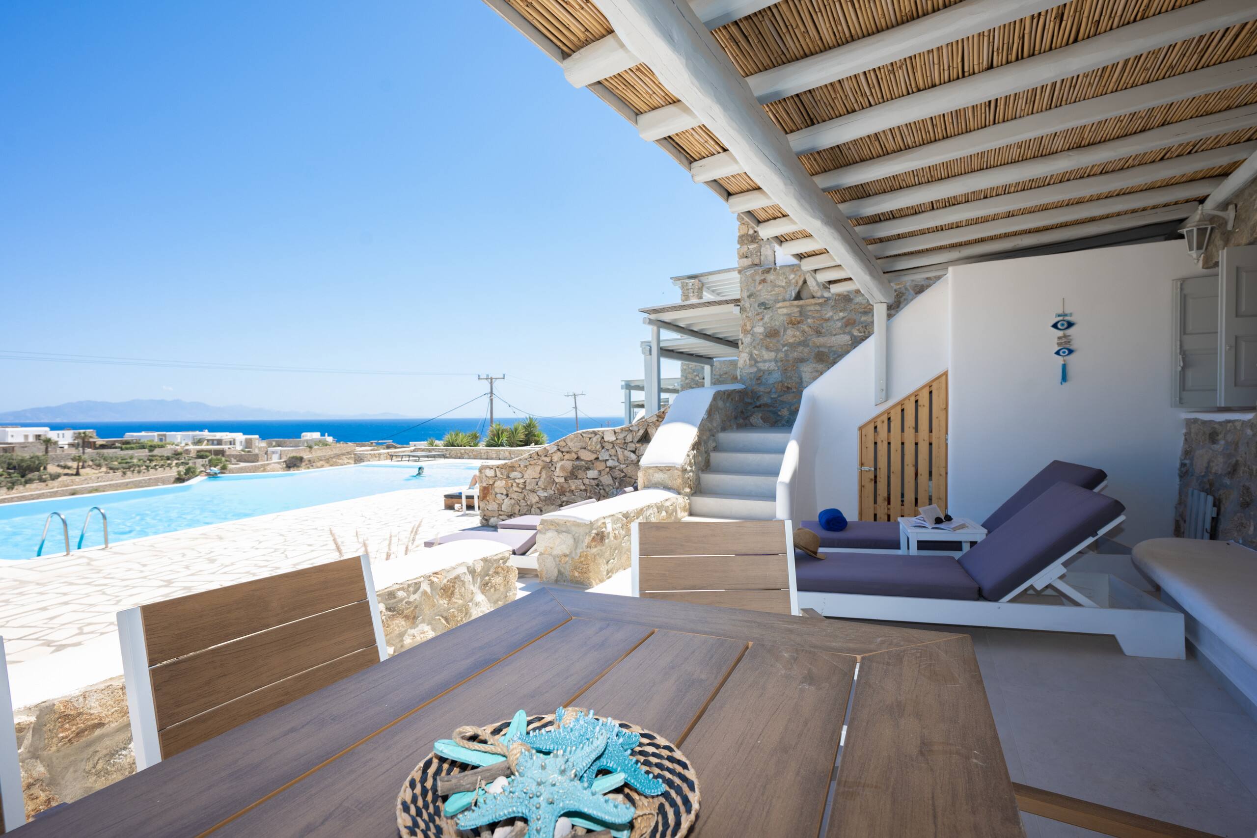 Helios Myconian Vision 2-Bedroom Villa shared pool 4