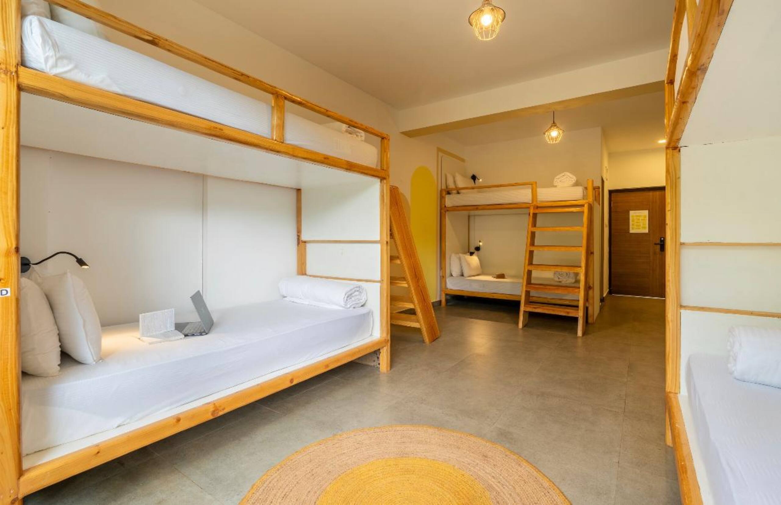 Bed in shared Dorm with Kitchen - The Habitat 1
