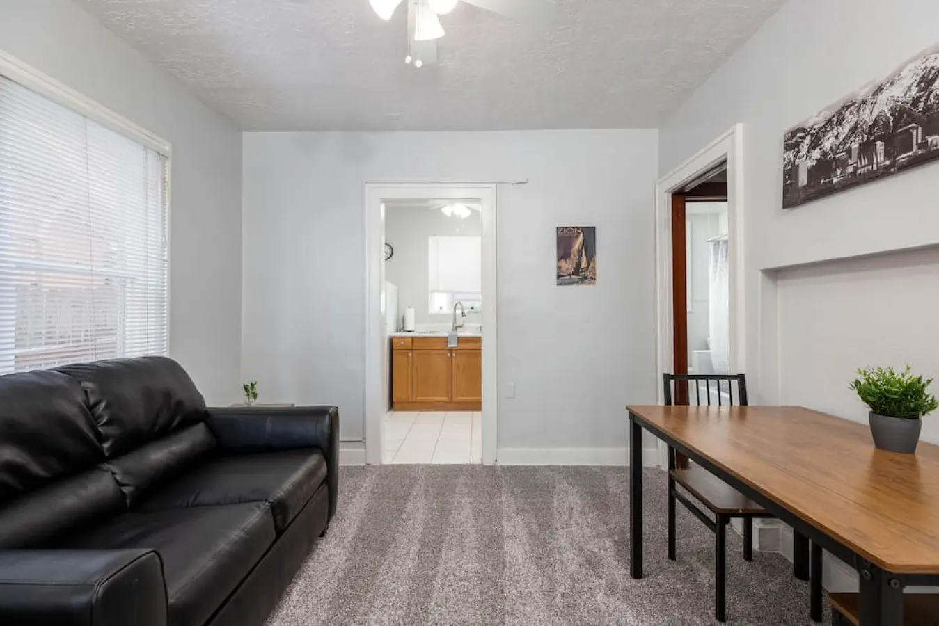 Downtown Salt Lake City Rental Historic Avenues 1BR Loft 7