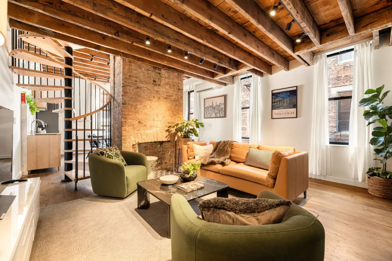 Luxury Loft near Washington Park Rooftop Deck 1