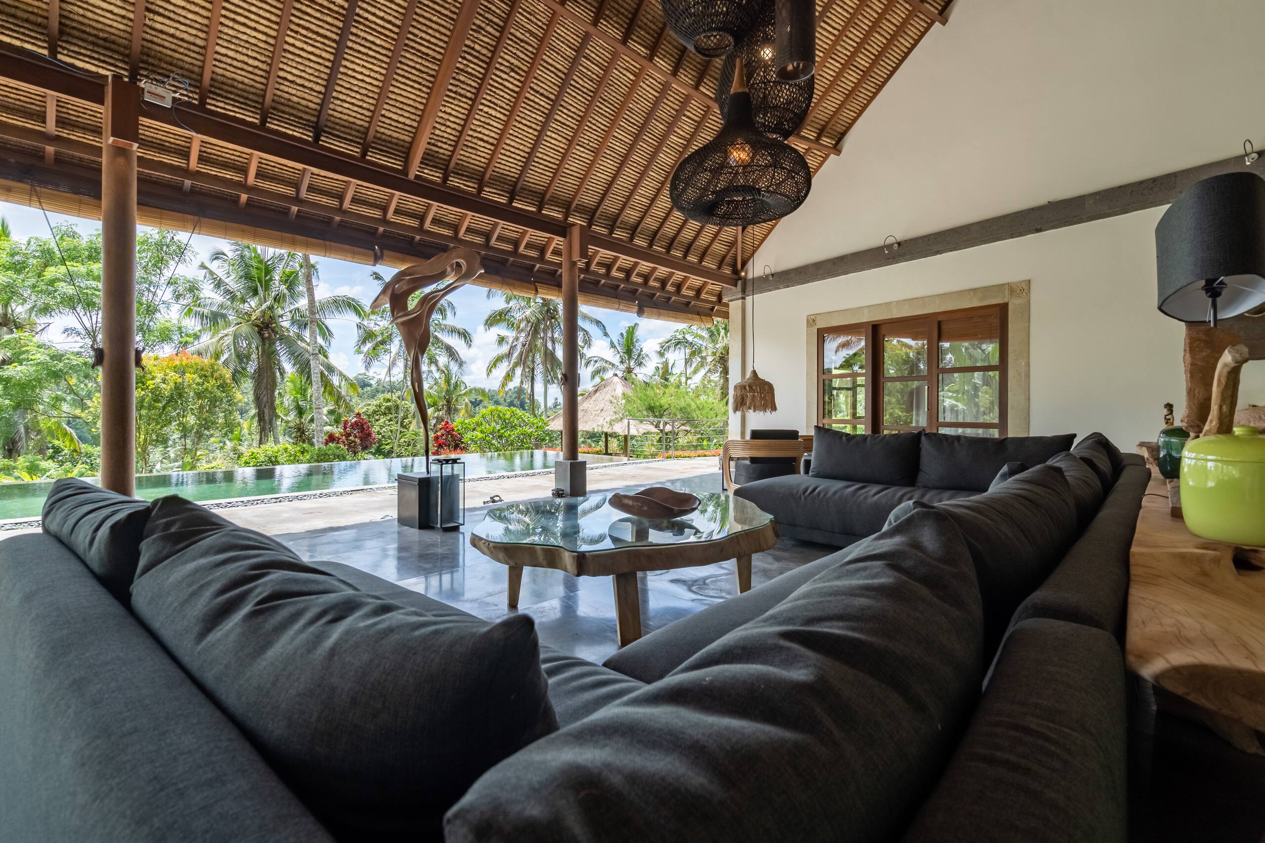 3BR private villa North of Ubud with jungle view 9