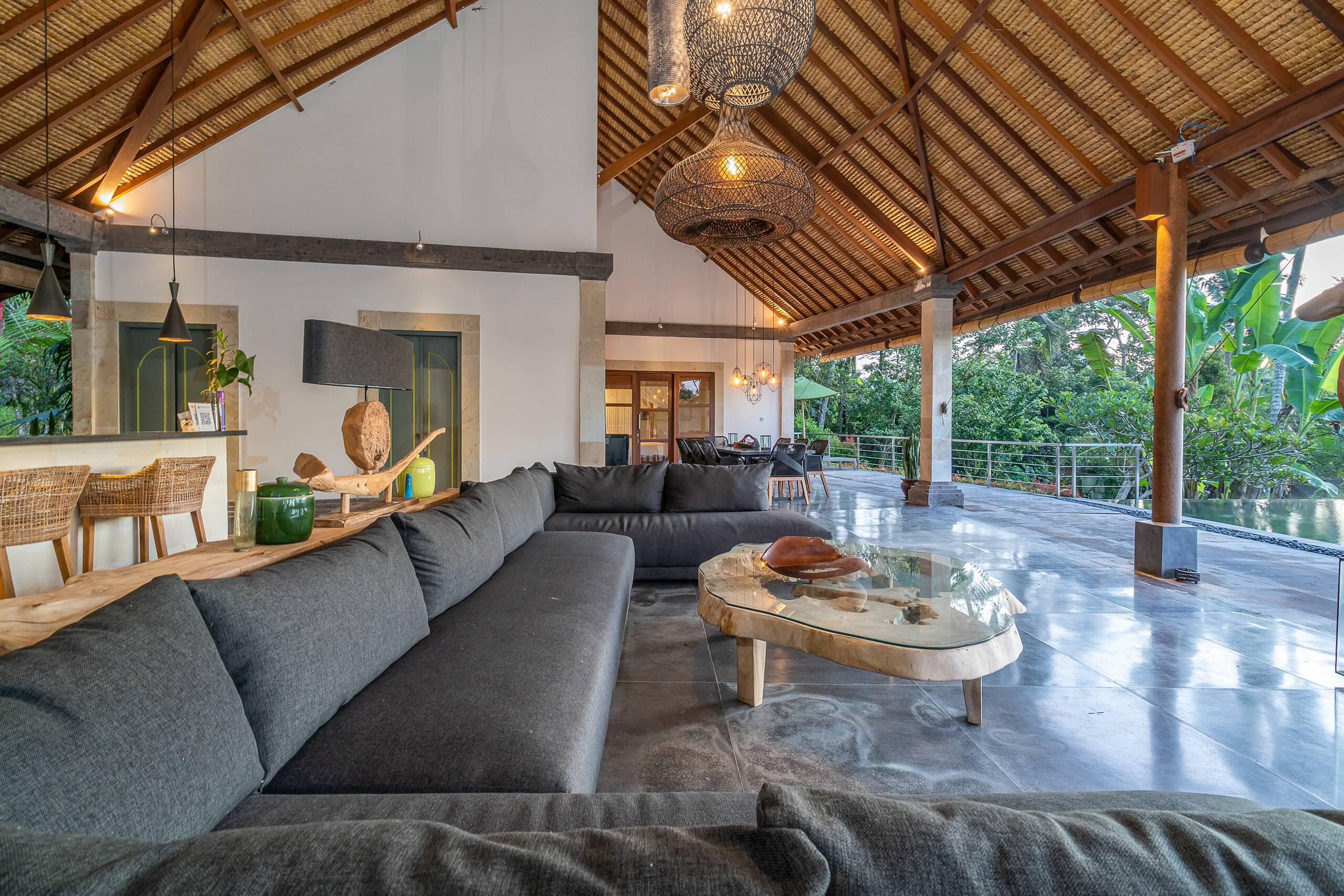 3BR private villa North of Ubud with jungle view 15