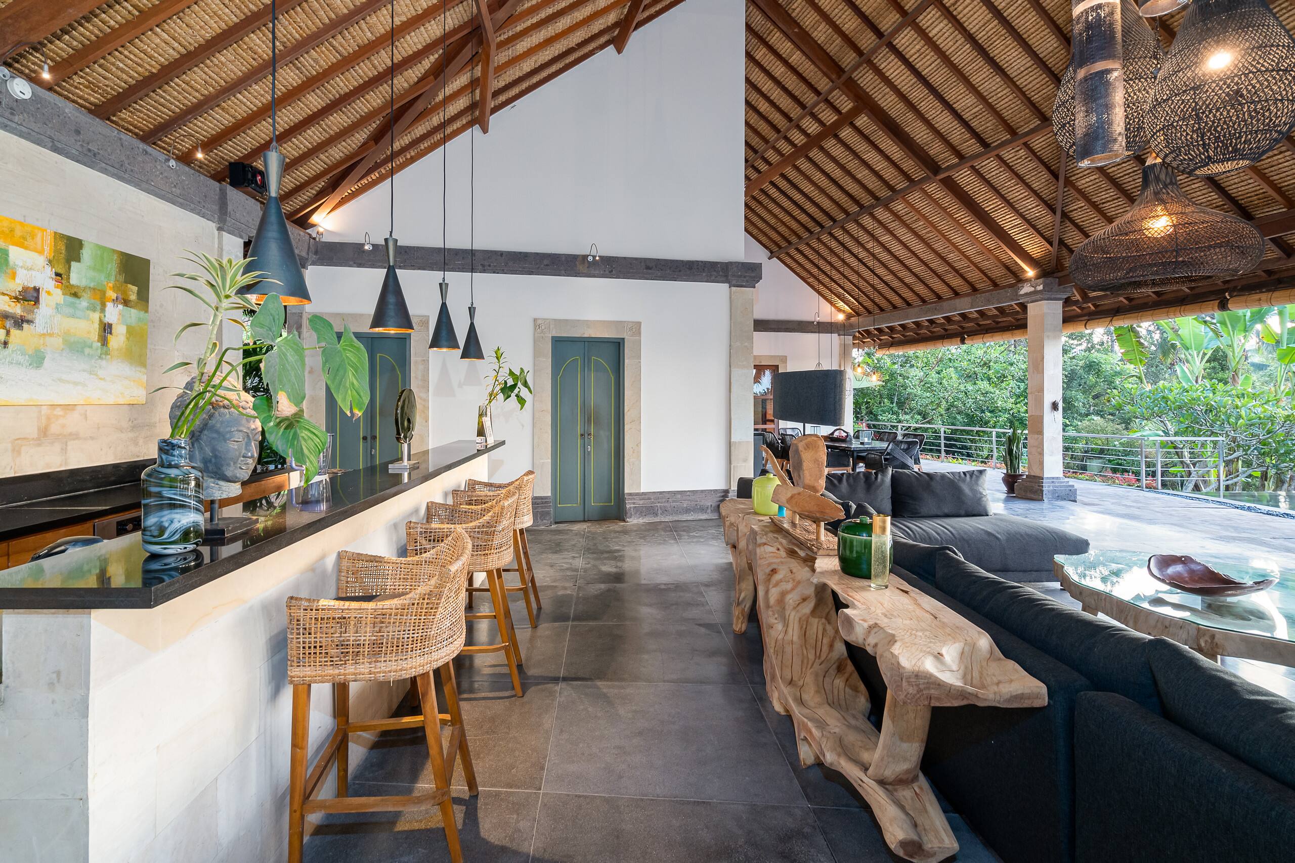 3BR private villa North of Ubud with jungle view 20
