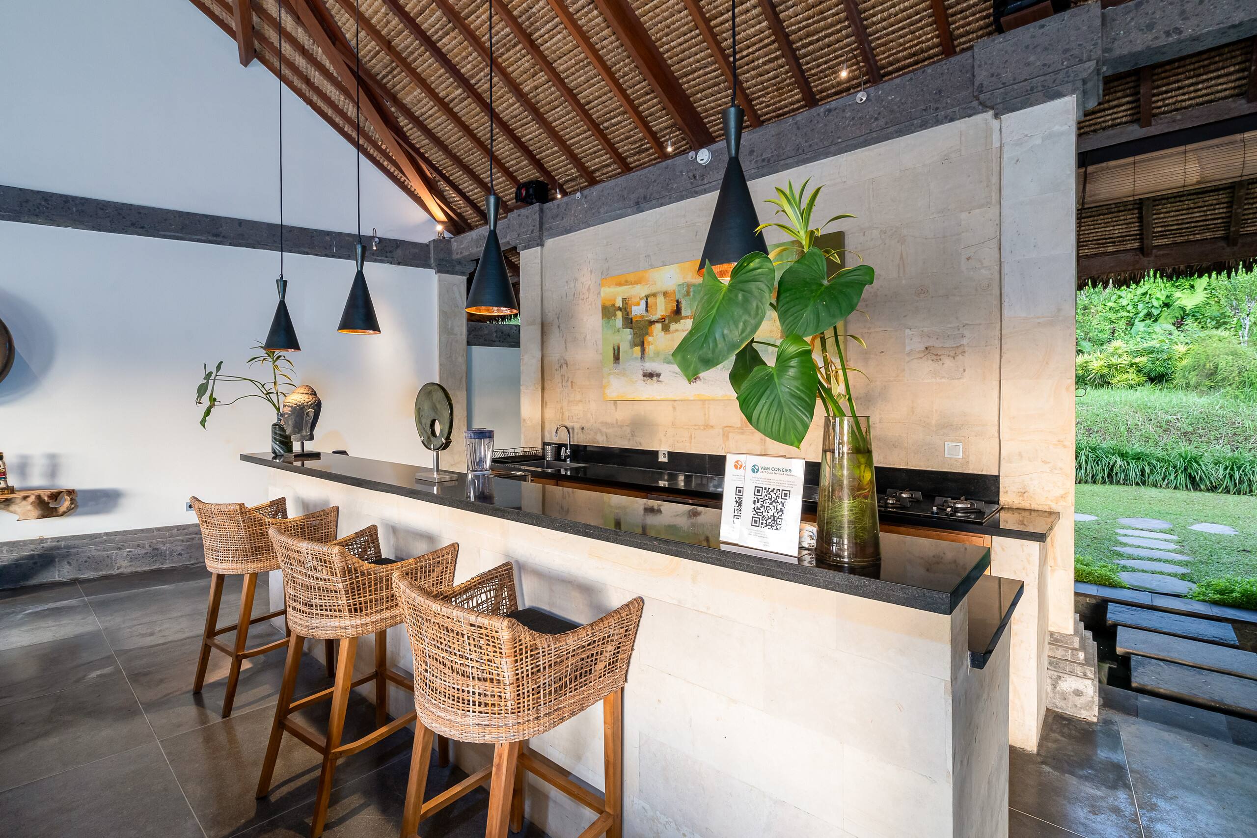 3BR private villa North of Ubud with jungle view 17