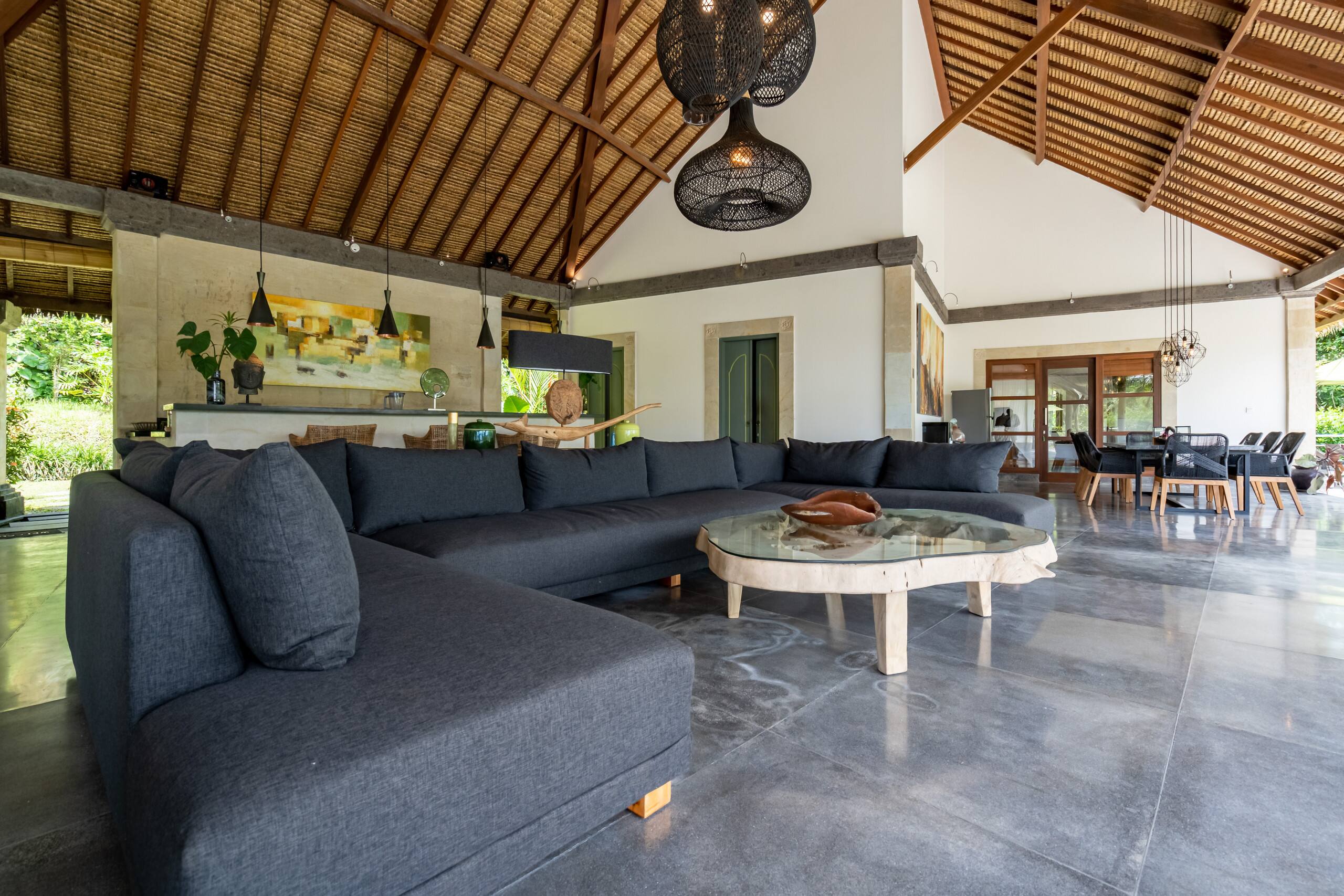 3BR private villa North of Ubud with jungle view 11