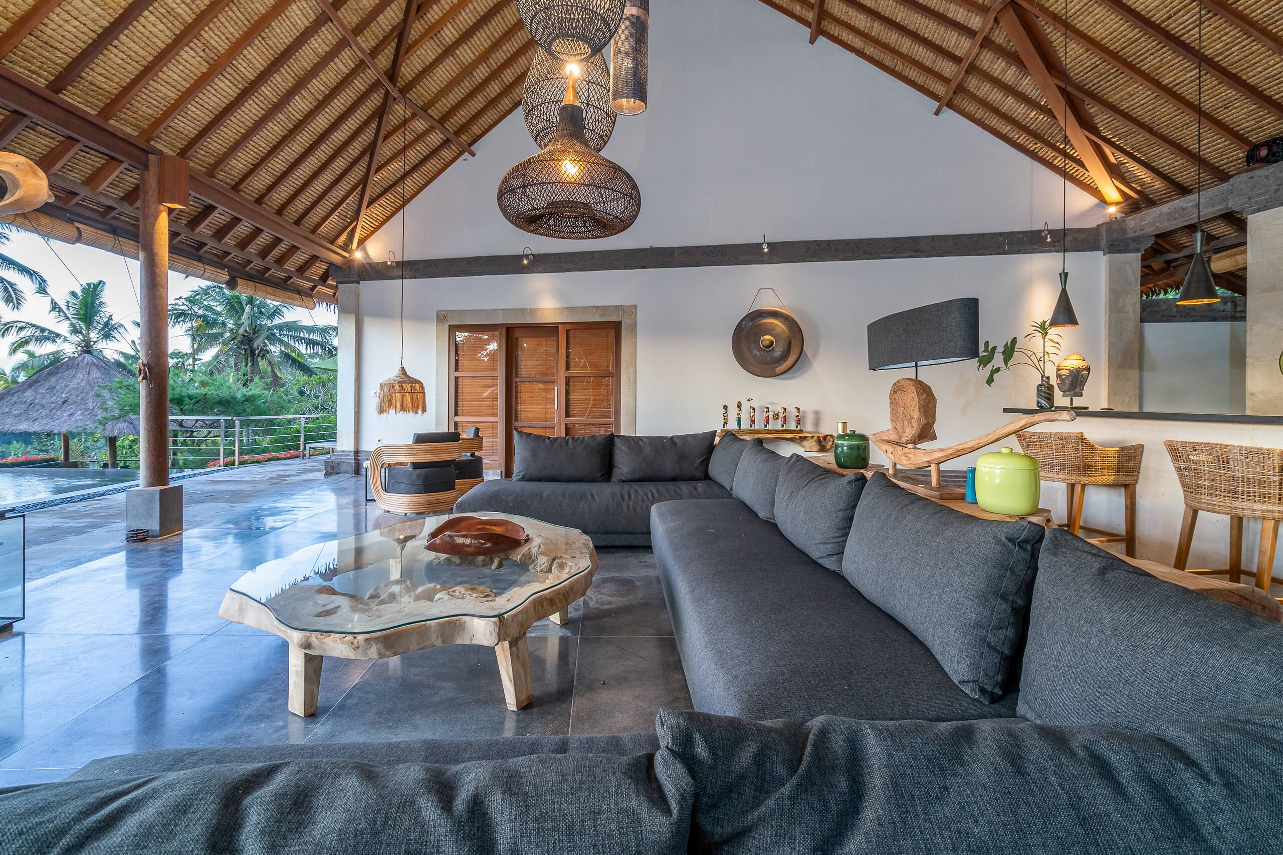 3BR private villa North of Ubud with jungle view 12