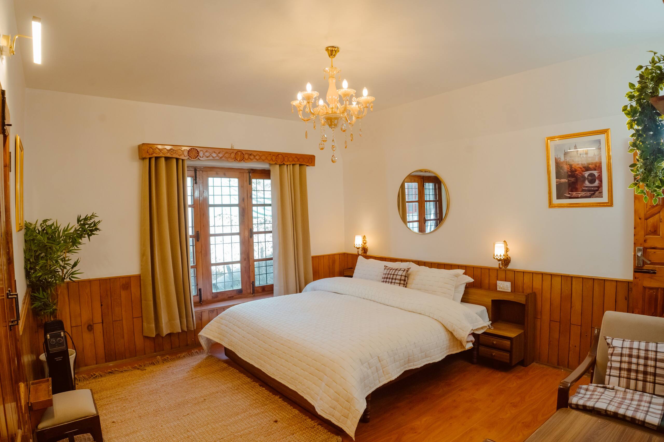 Leela huts 3-bhk entire hut with inside fireplace. 7