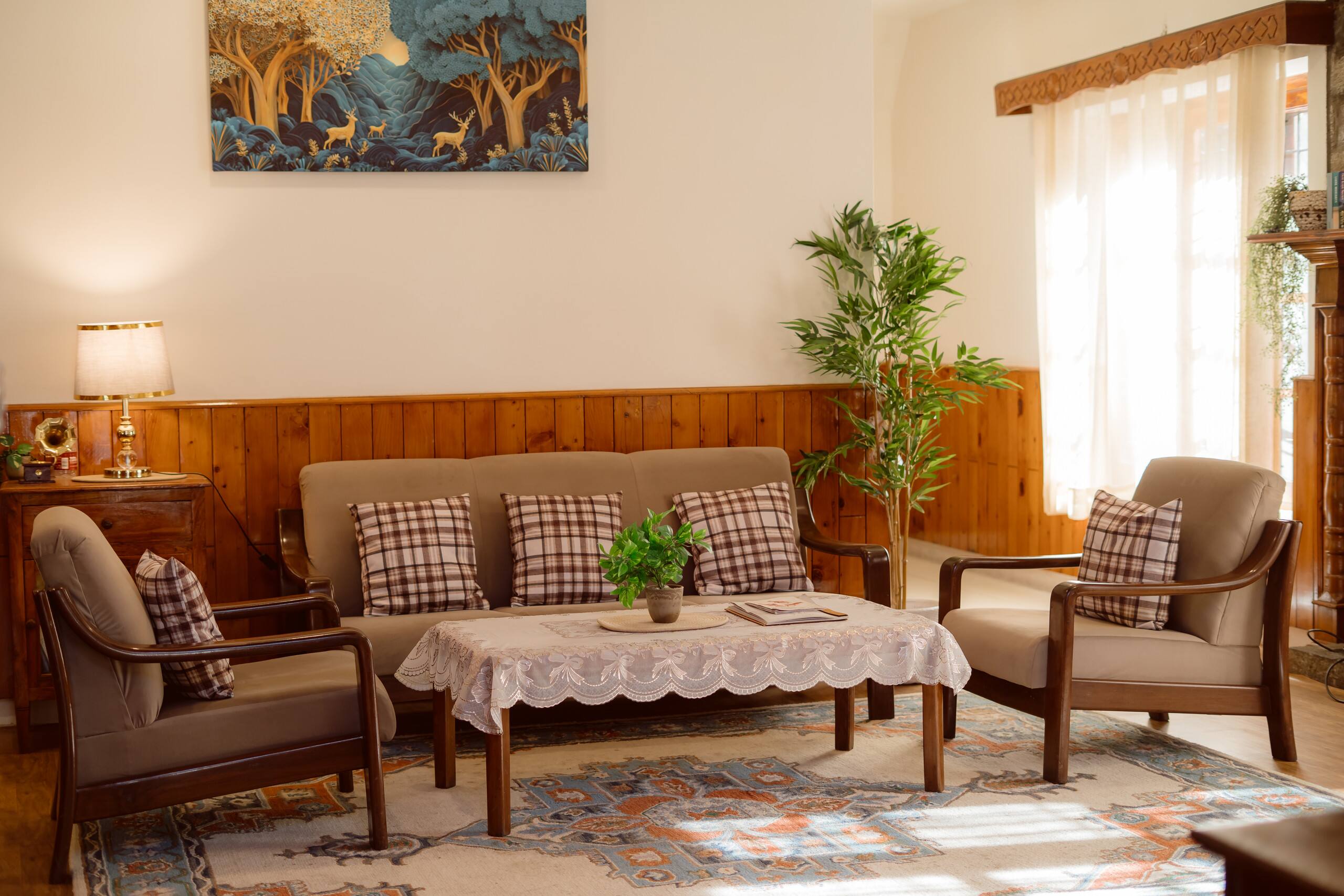 Leela huts 3-bhk entire hut with inside fireplace. 34