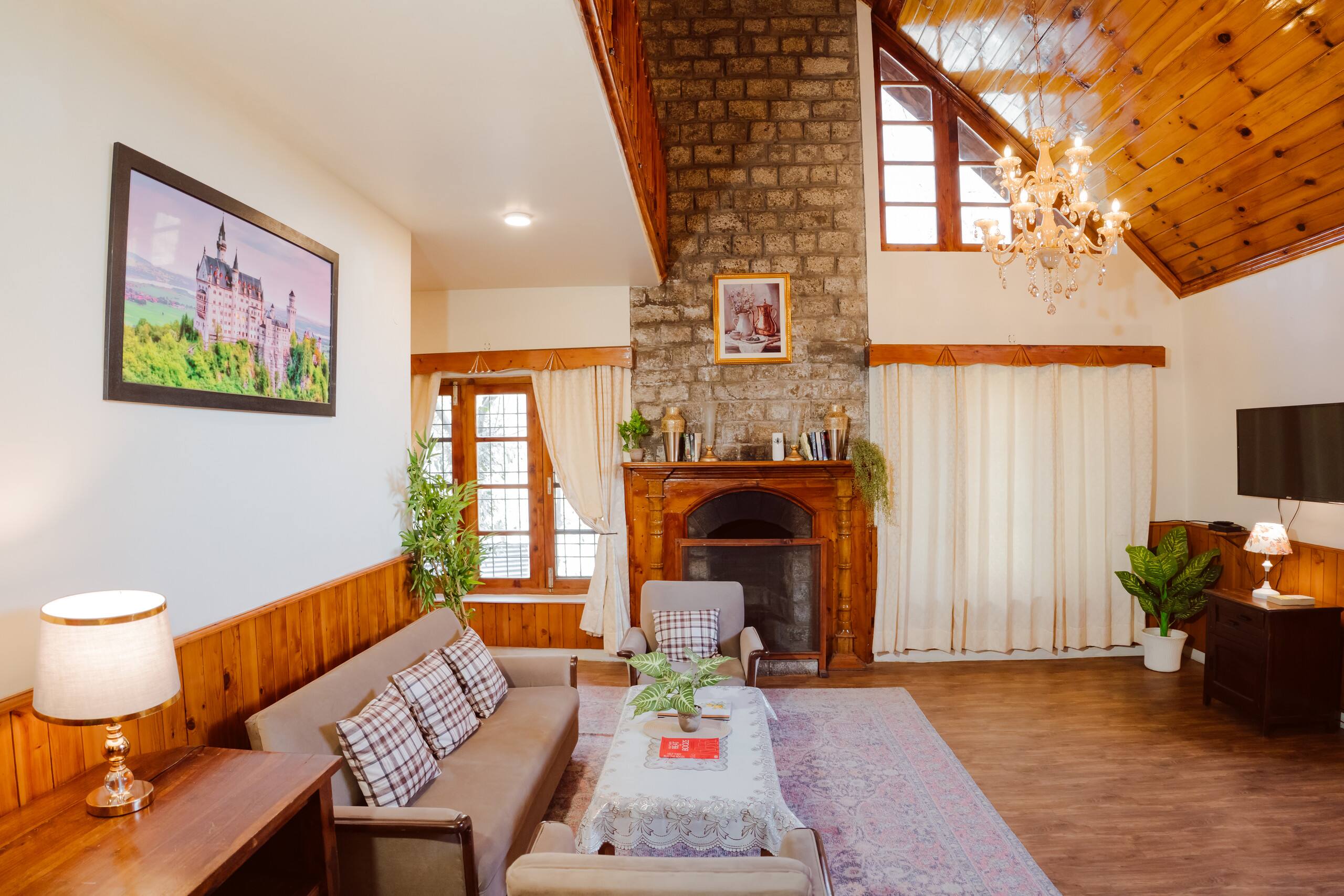 Leela huts 3-bhk entire hut with inside fireplace. 2