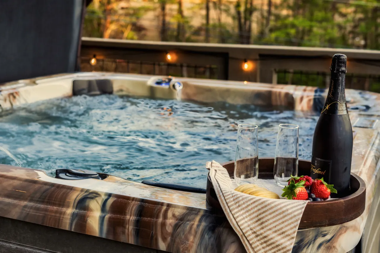 LUX Indoor POOL Cabin GameRoom Theatre & Hot Tub! 4