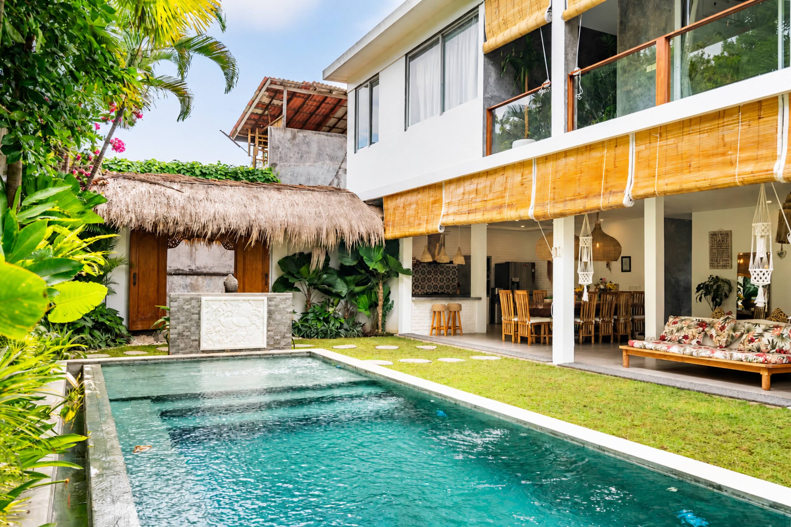Tropical 6BR Pool Villa • Heart of Seminyak 6