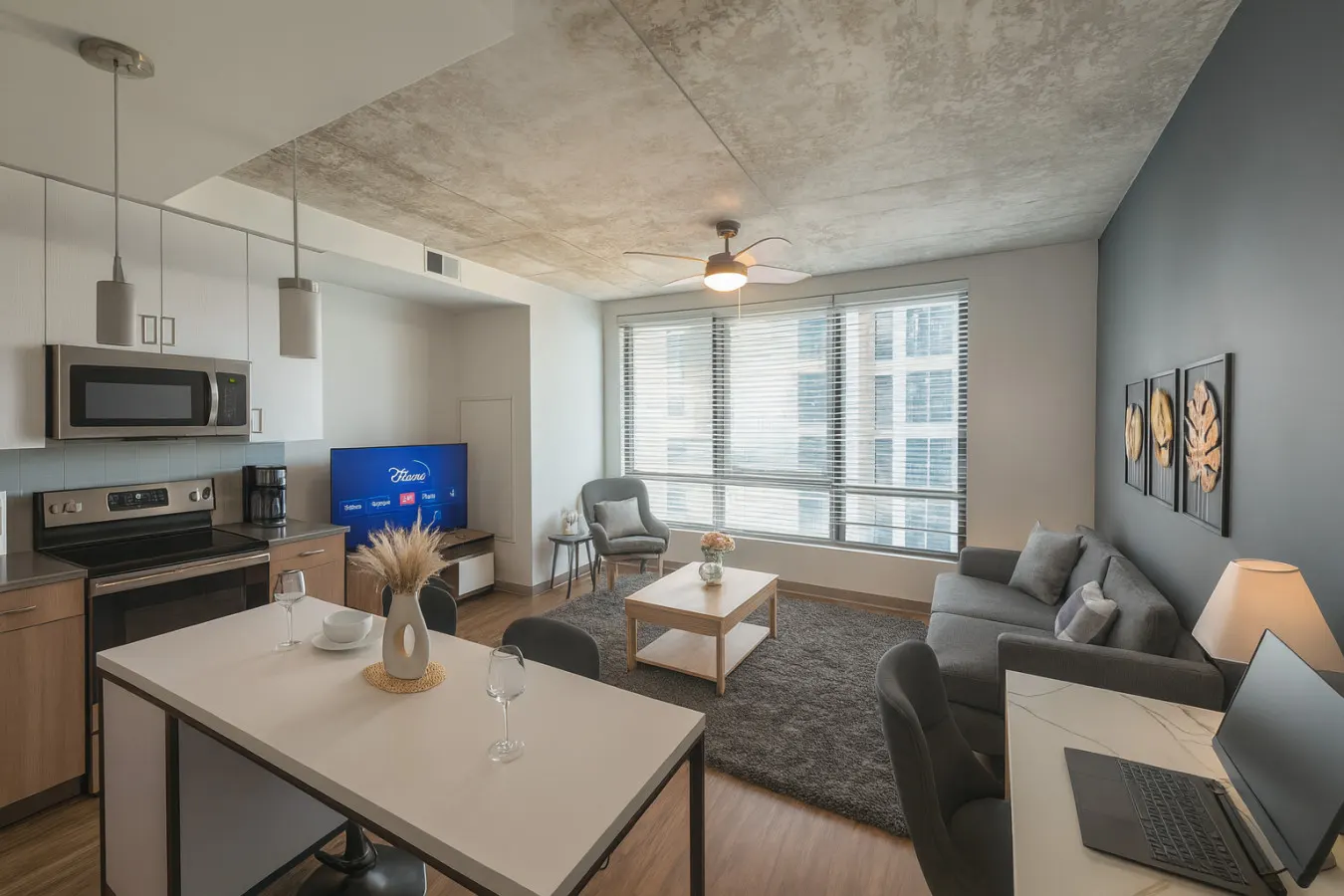 City Escape 2BR Apt w/ Resort Amenities 3