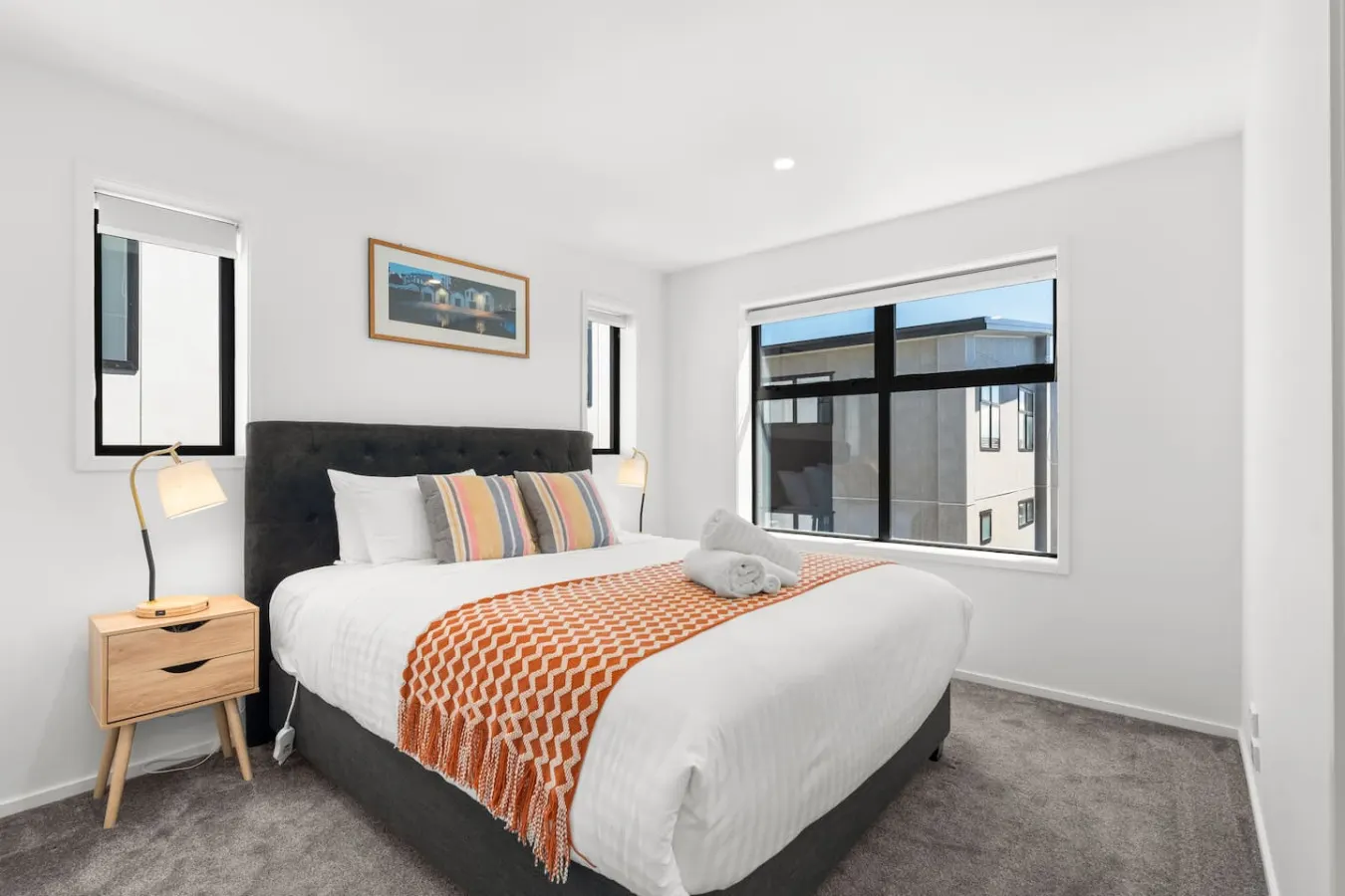 * Walk to TownHall, Casino, Te Pae, Free Car park 7