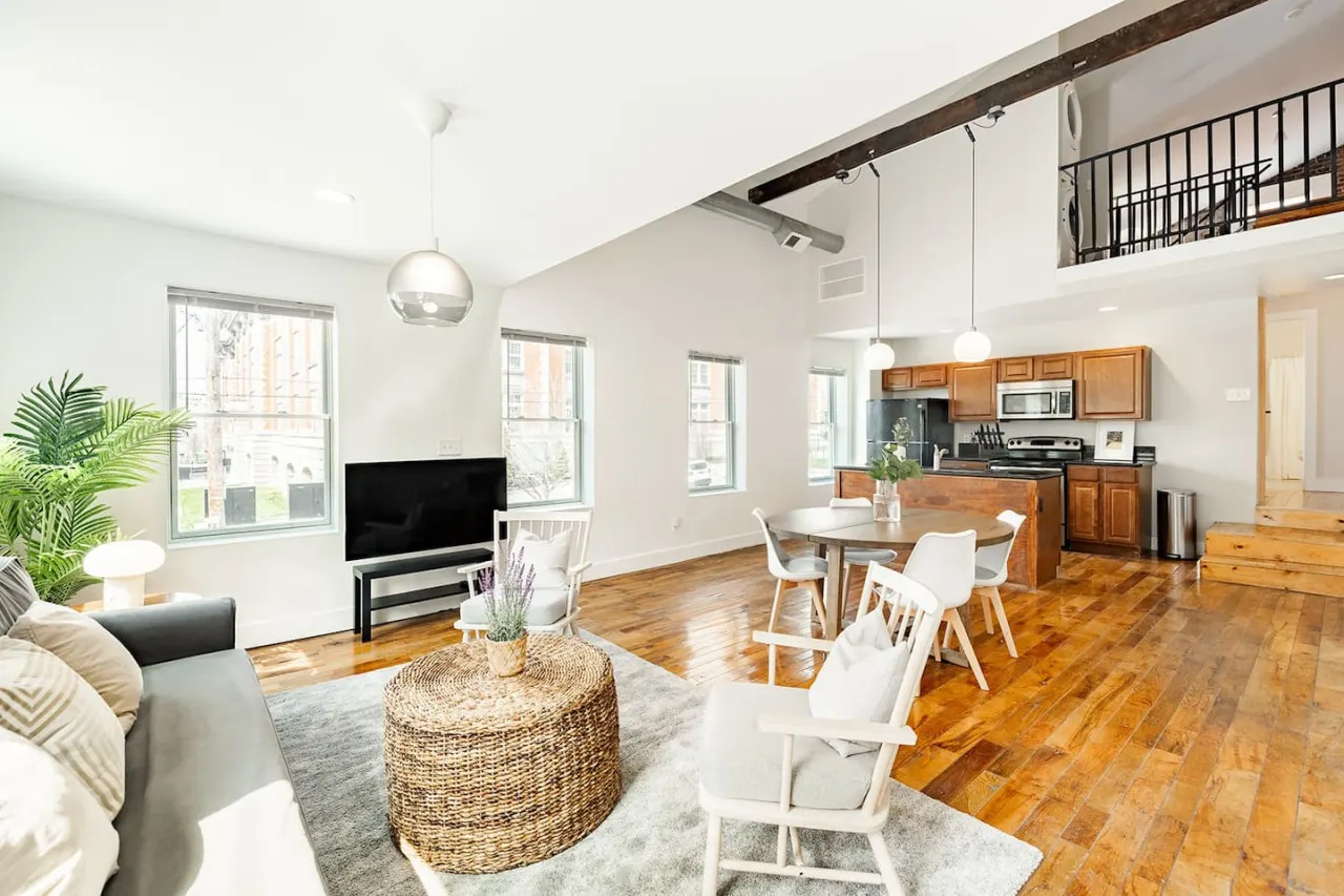 Soaring 2BR Parkside Loft Walkable to it All 2