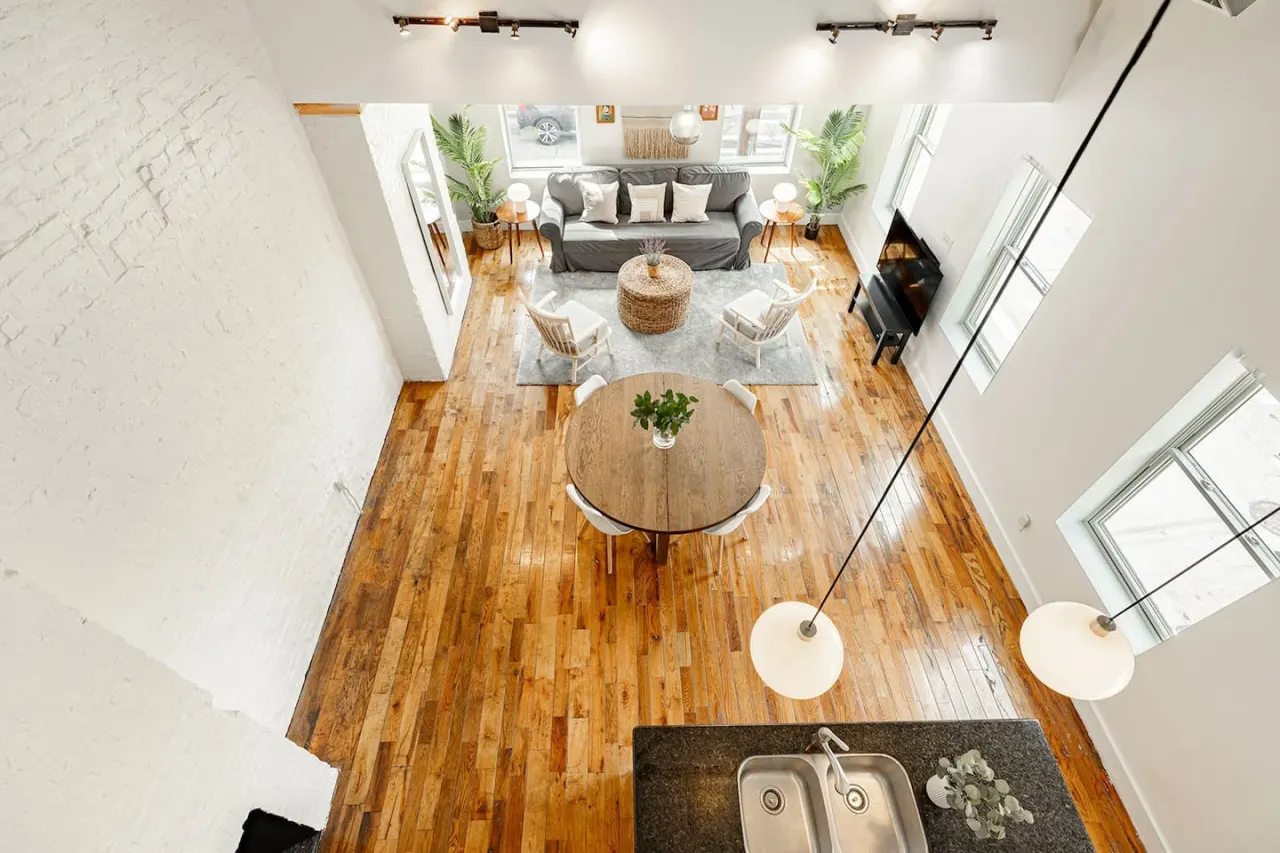 Soaring 2BR Parkside Loft Walkable to it All 4
