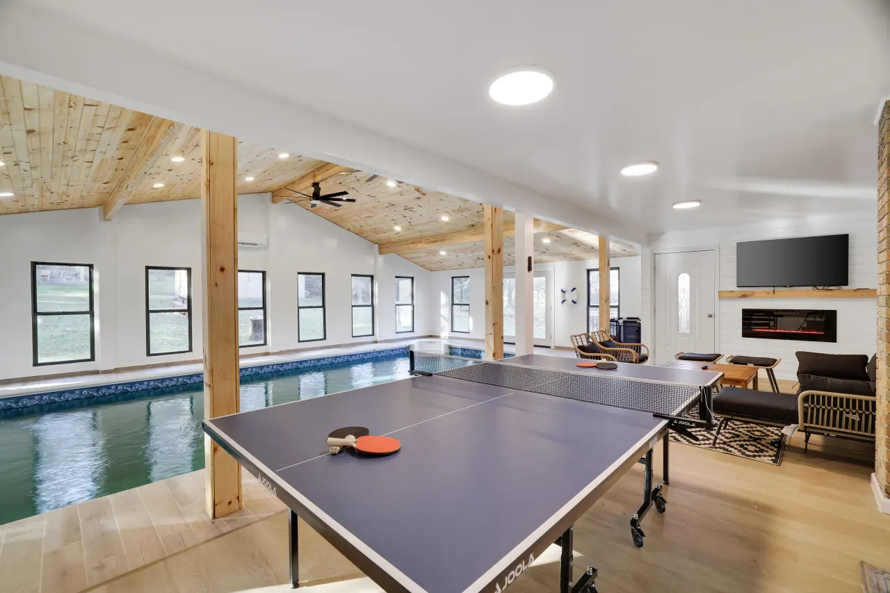 Blue Mountain Poconos Home with Indoor pool 14