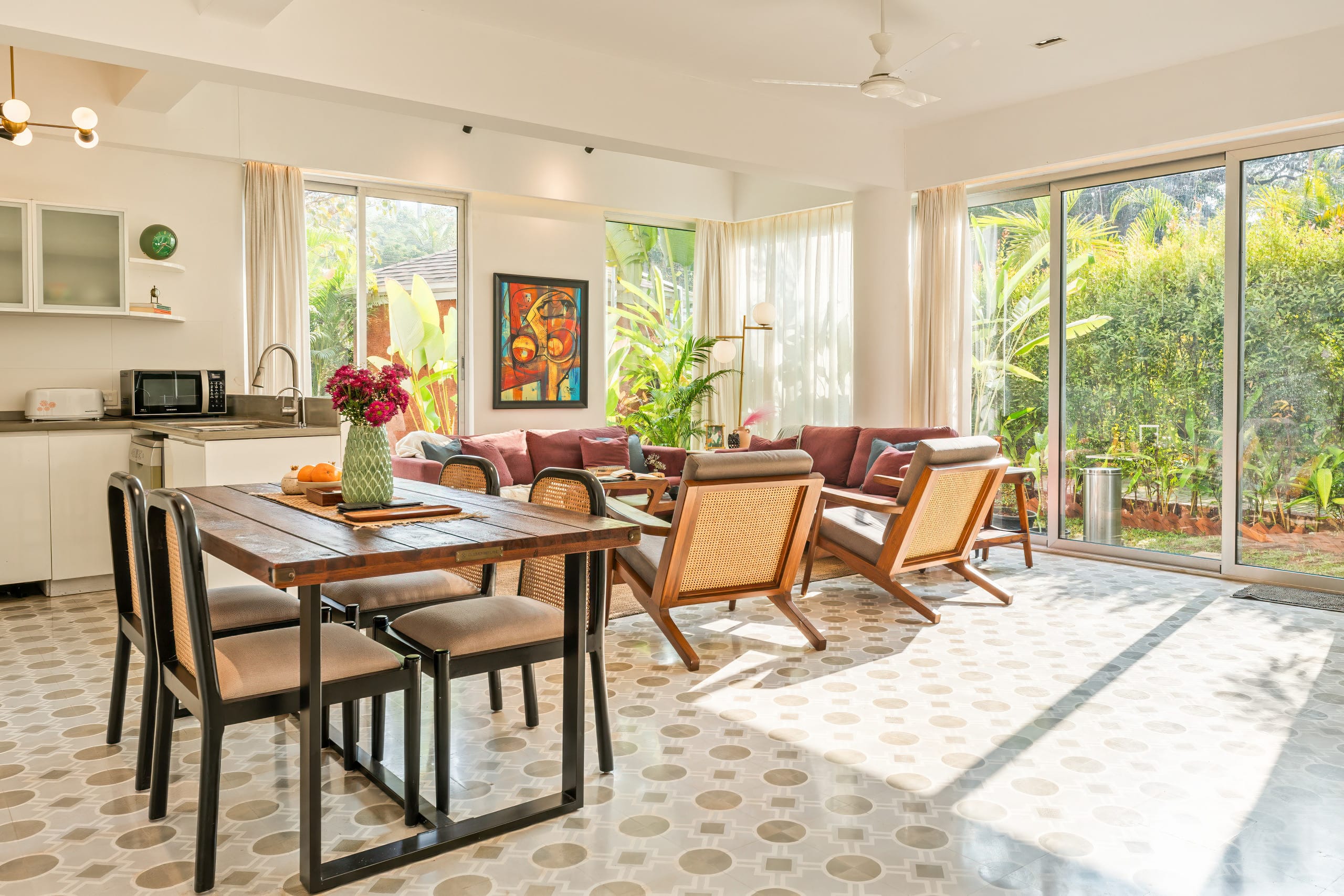 Sereno Blooms 2bhk villa w/pool & patio Assagaon 14