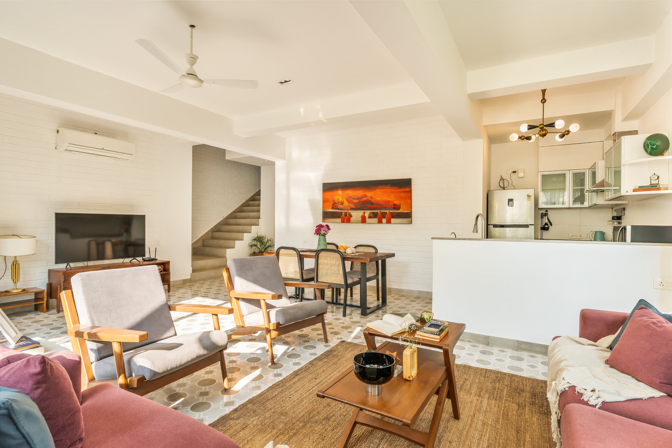 Sereno Blooms 2bhk villa w/pool & patio Assagaon 8