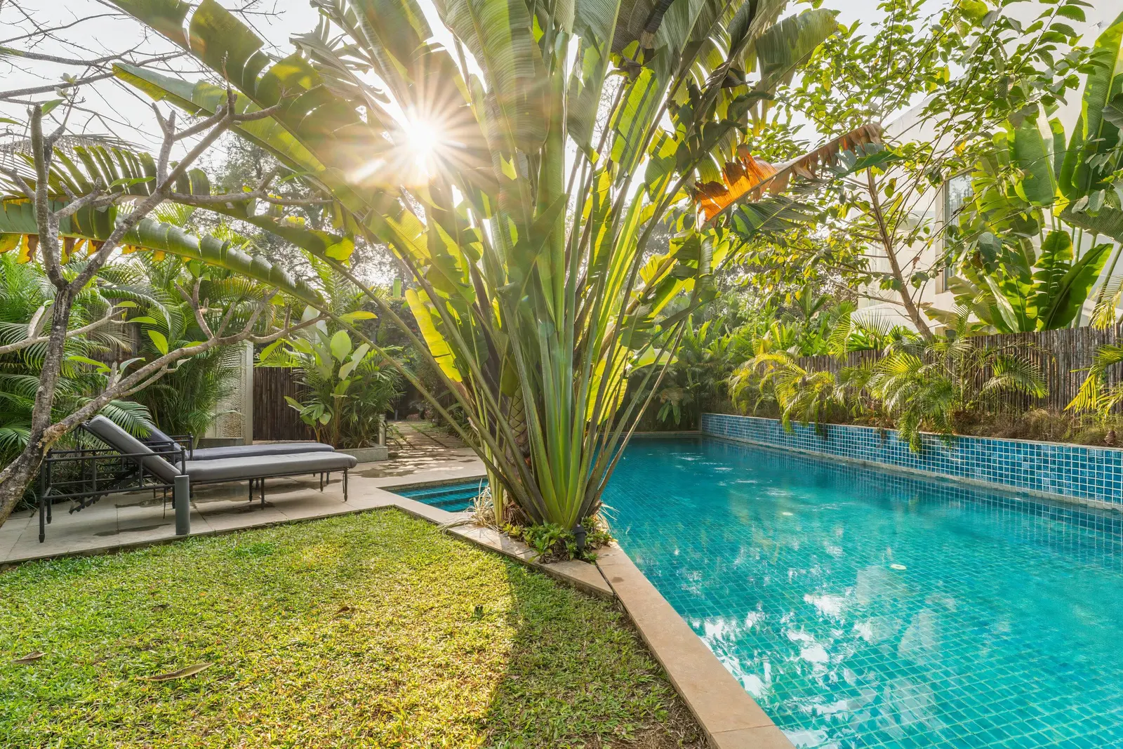 Sereno Blooms 2bhk villa w/pool & patio Assagaon 37