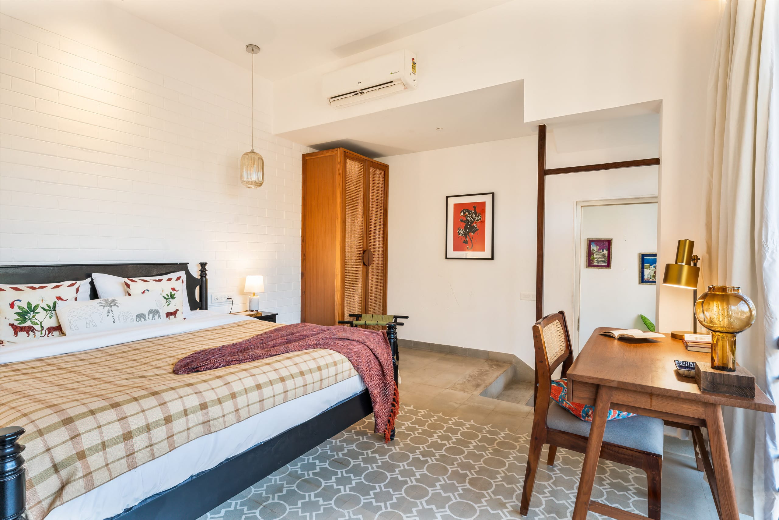 Sereno Blooms 2bhk villa w/pool & patio Assagaon 23