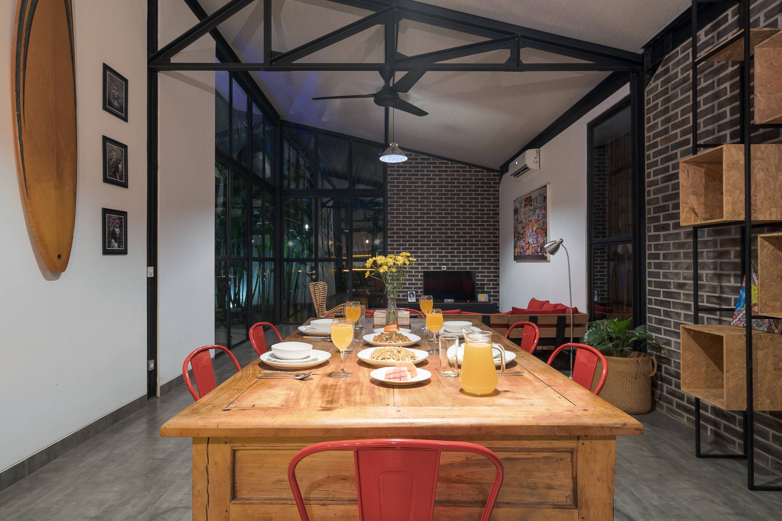 Unique industrial themed luxury villa in Umalas 27