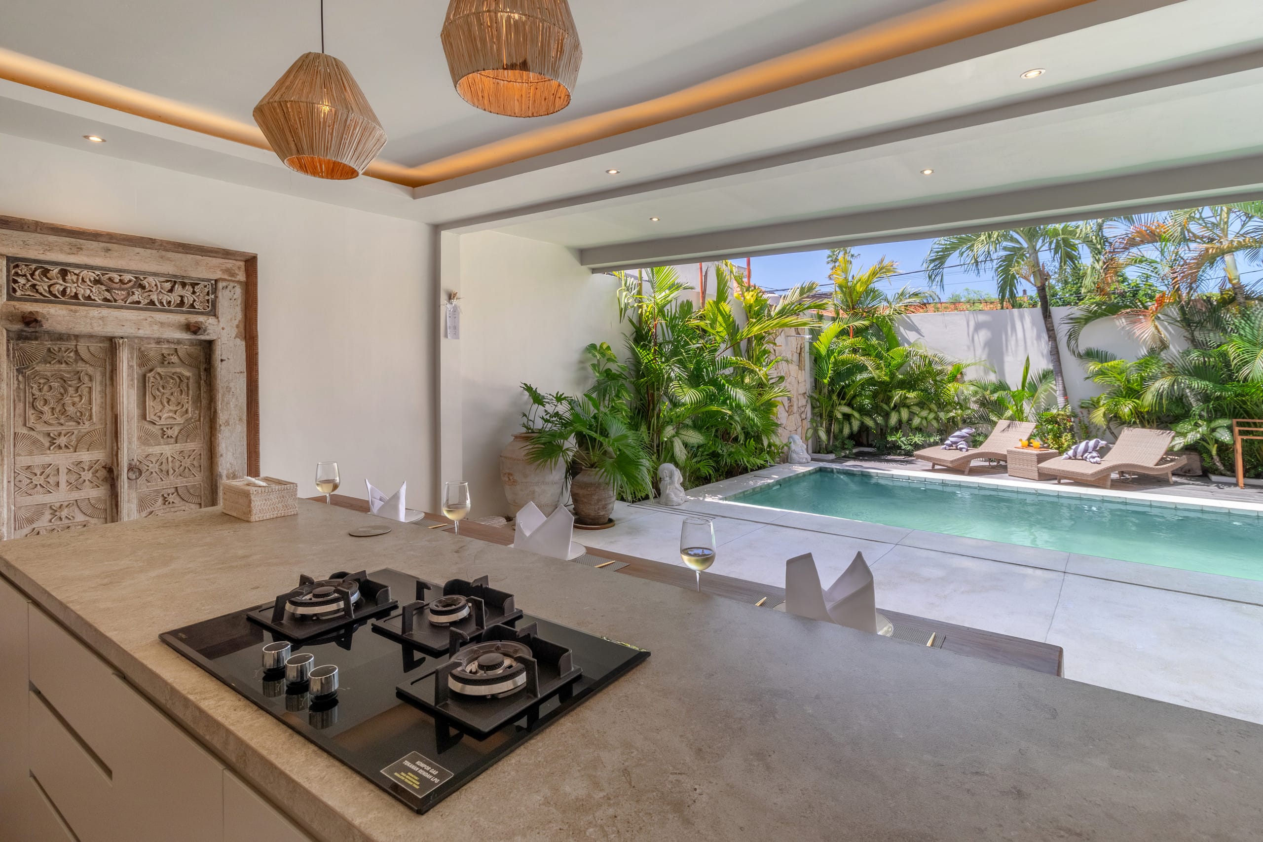 Tropical 3BR Pool Villa Near Canggu Hotspots 7