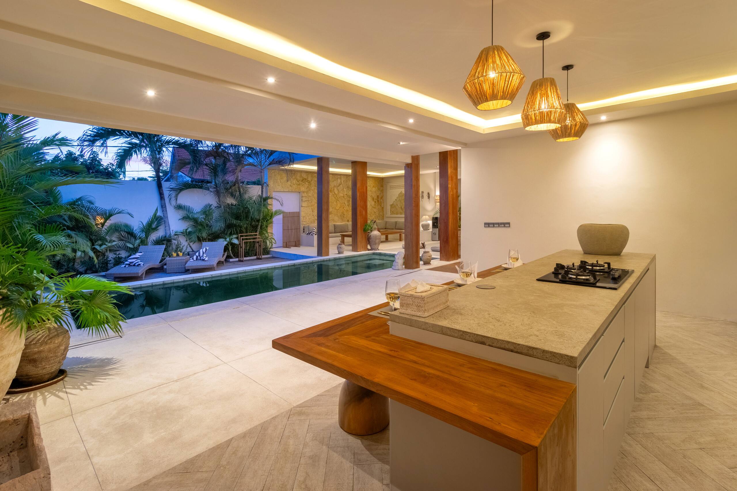 Tropical 3BR Pool Villa Near Canggu Hotspots 10