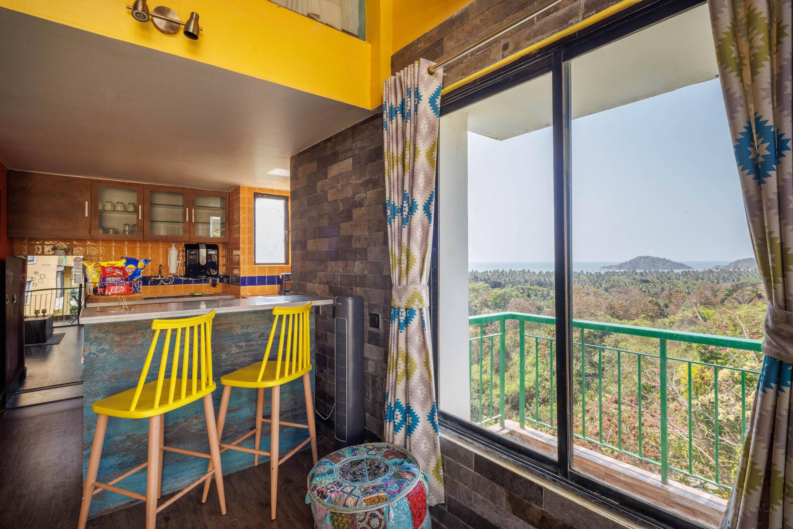 Oceanview 1 BR dplx w/POOL | Sunset Loft-Palolem 16