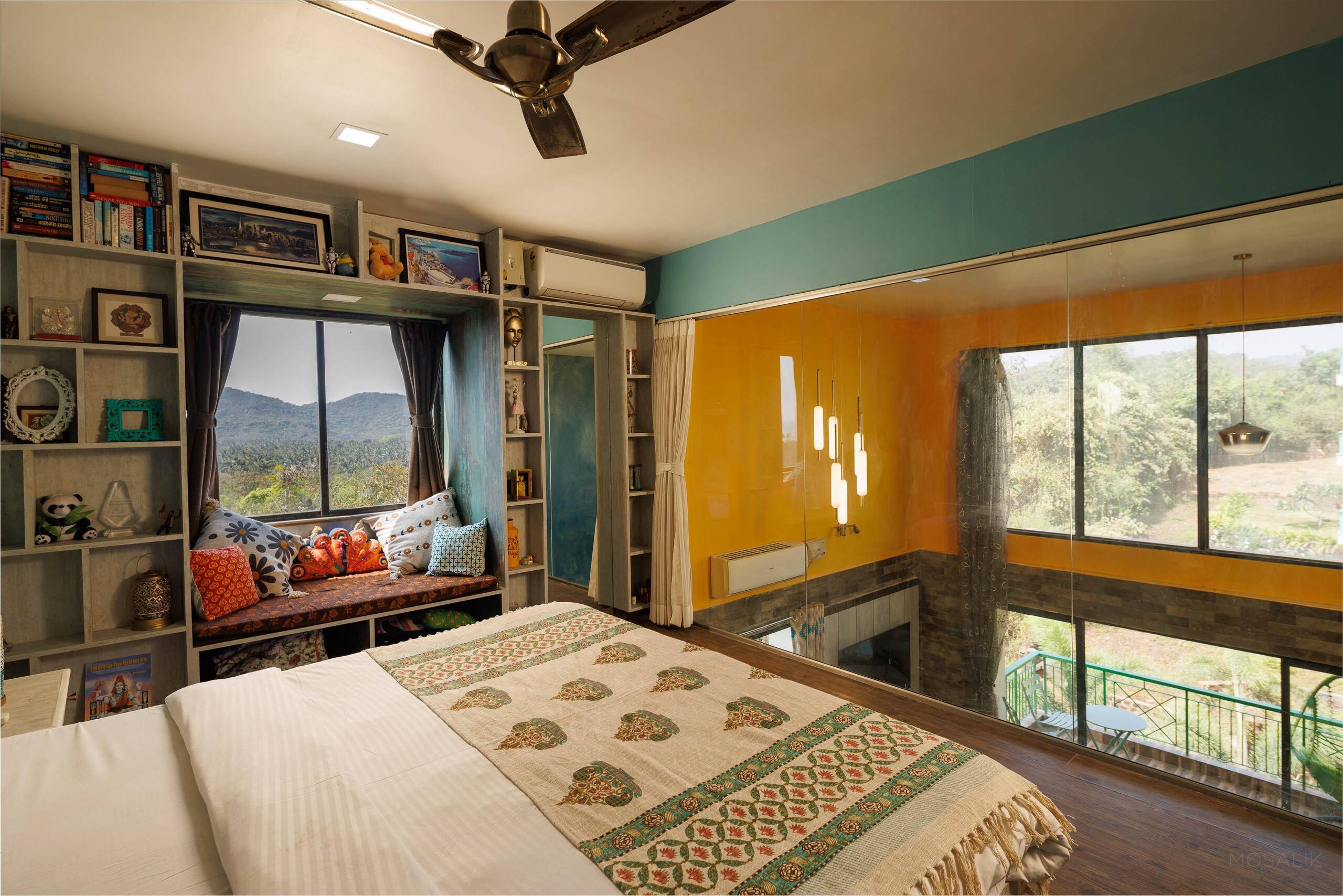 Oceanview 1 BR dplx w/POOL | Sunset Loft-Palolem 21