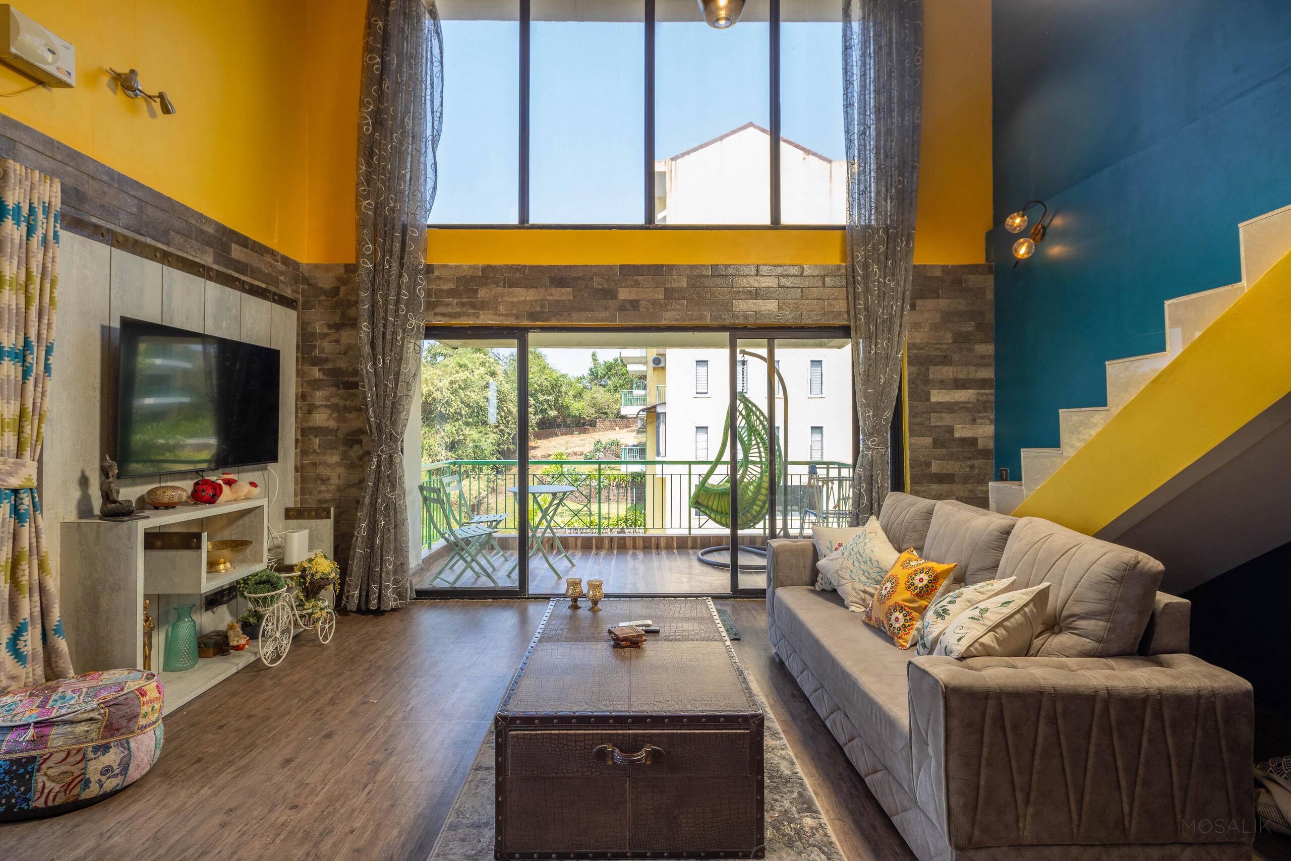 Oceanview 1 BR dplx w/POOL | Sunset Loft-Palolem 7