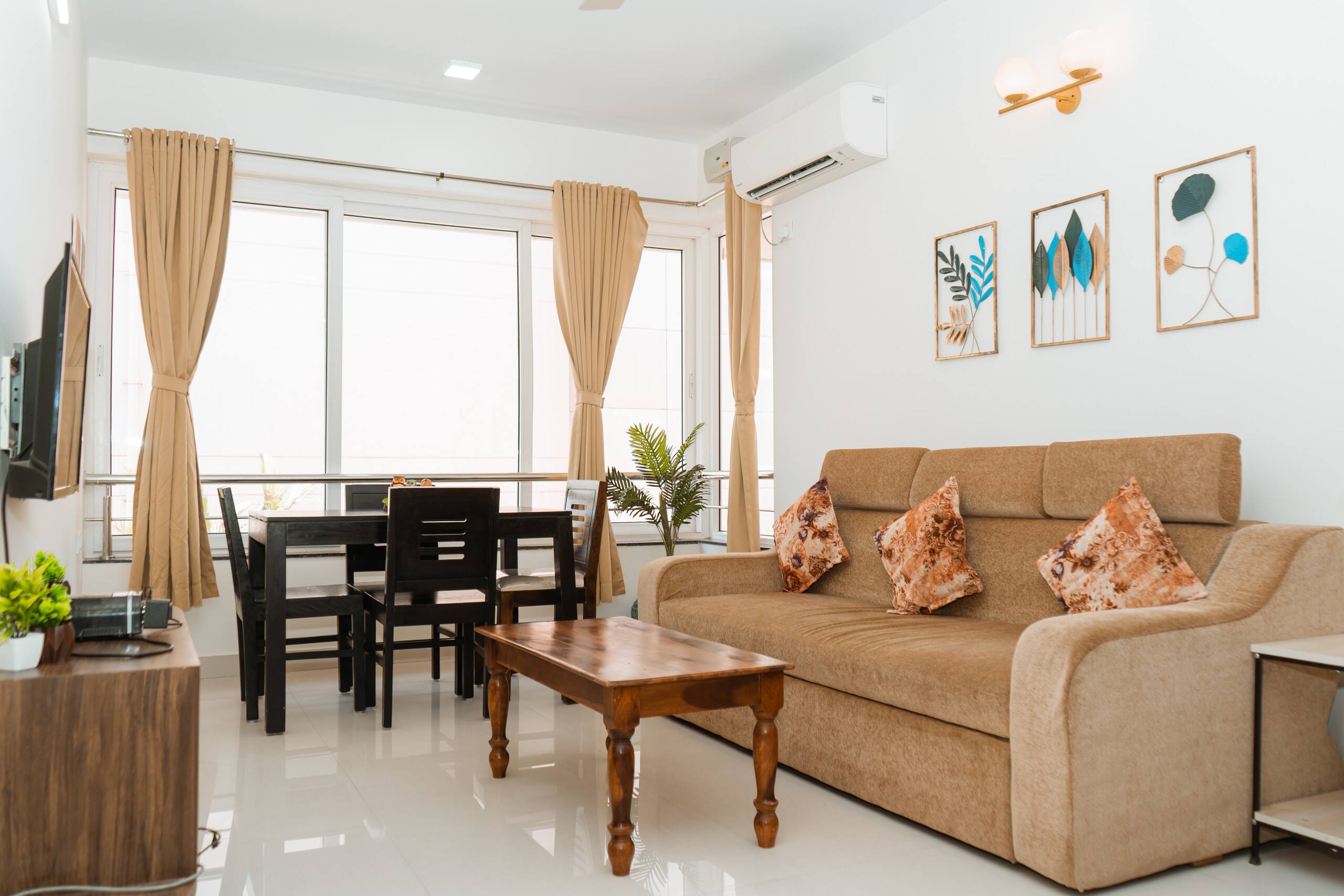 Coastal Calm 1BHK | 500m to Colva Beach 1