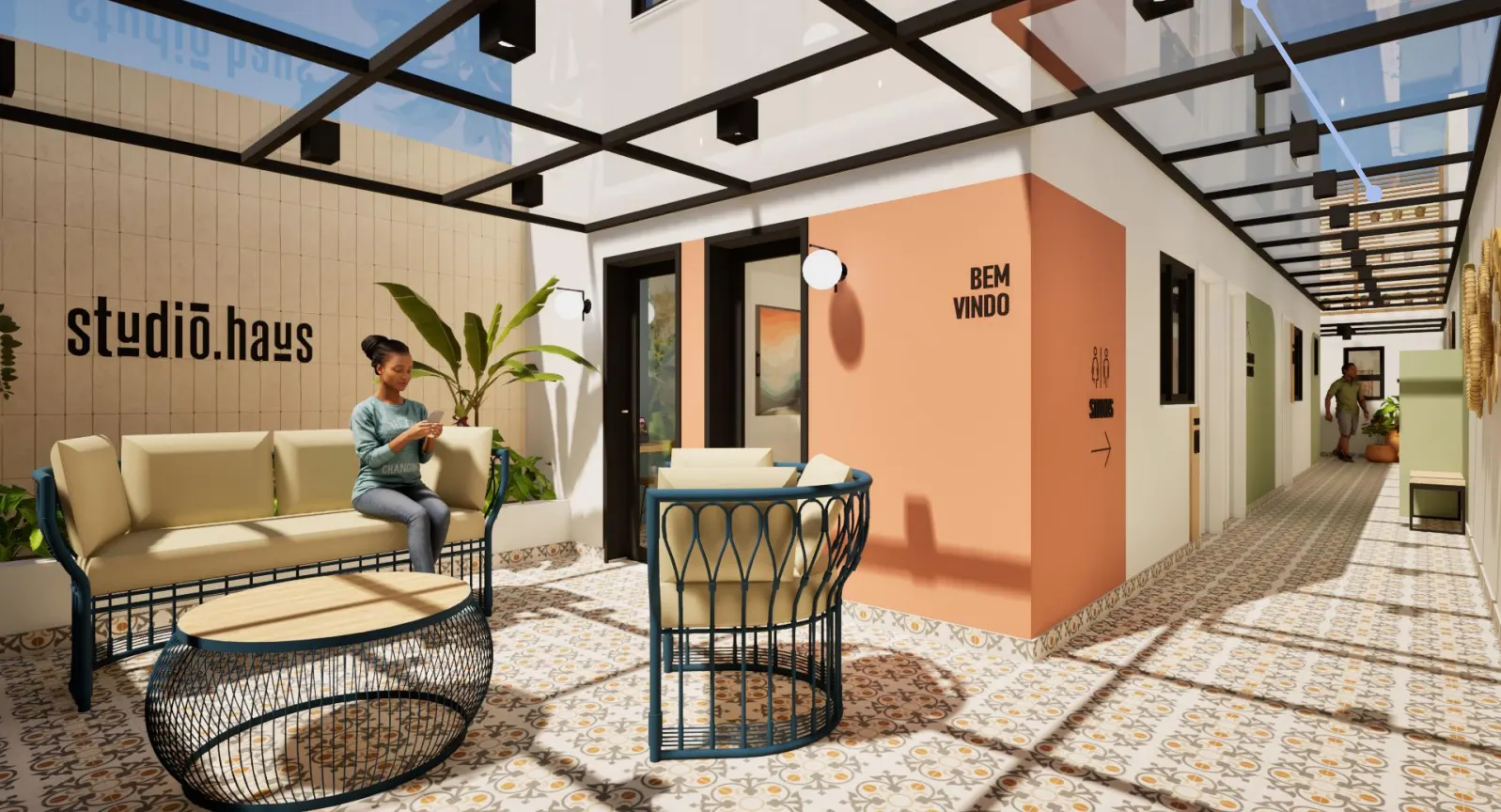StudioHaus Quata· Private & Secure 25m2 Near CGH