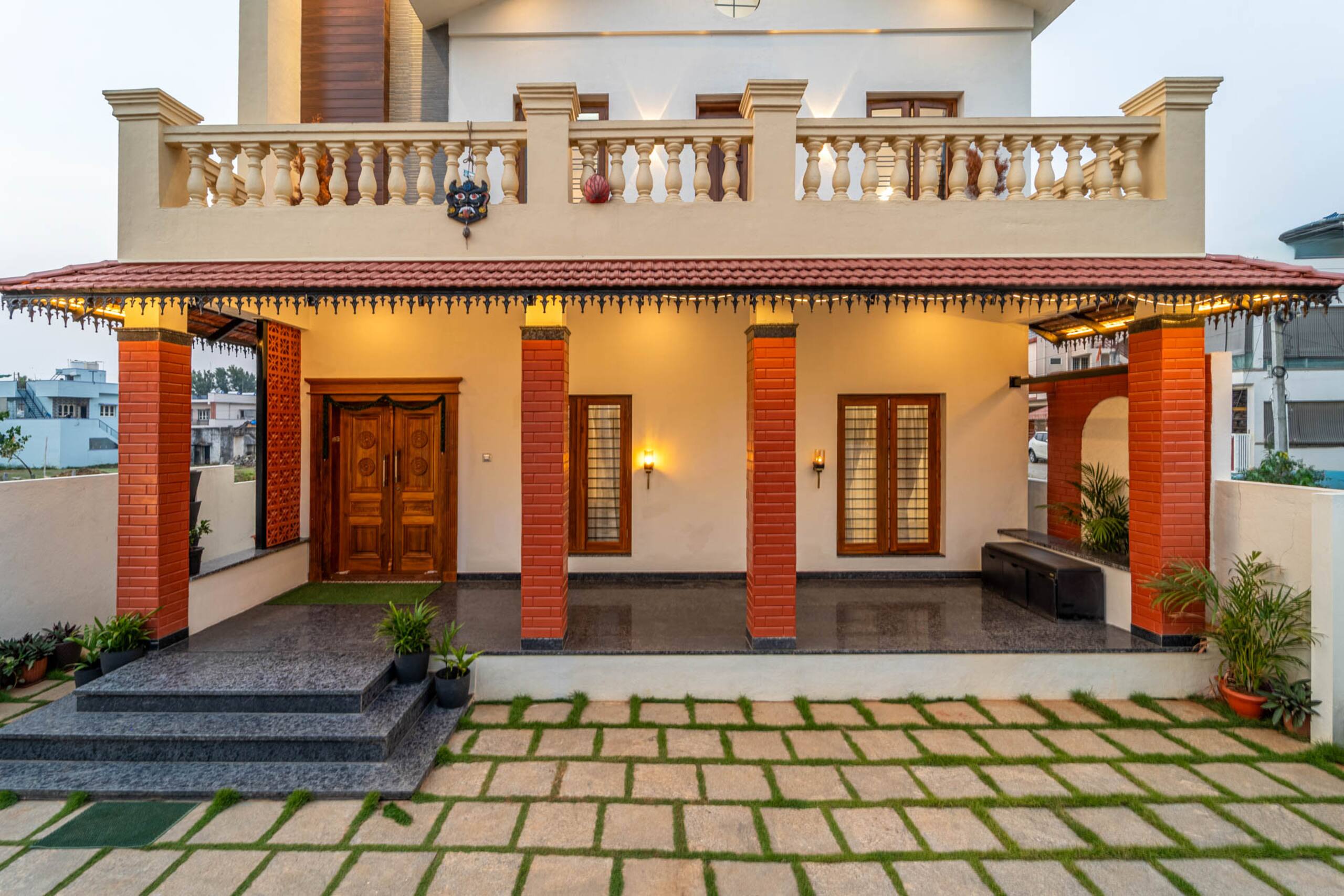StayVista at Bean & Brick Villa w/Bonfire & Garden 23