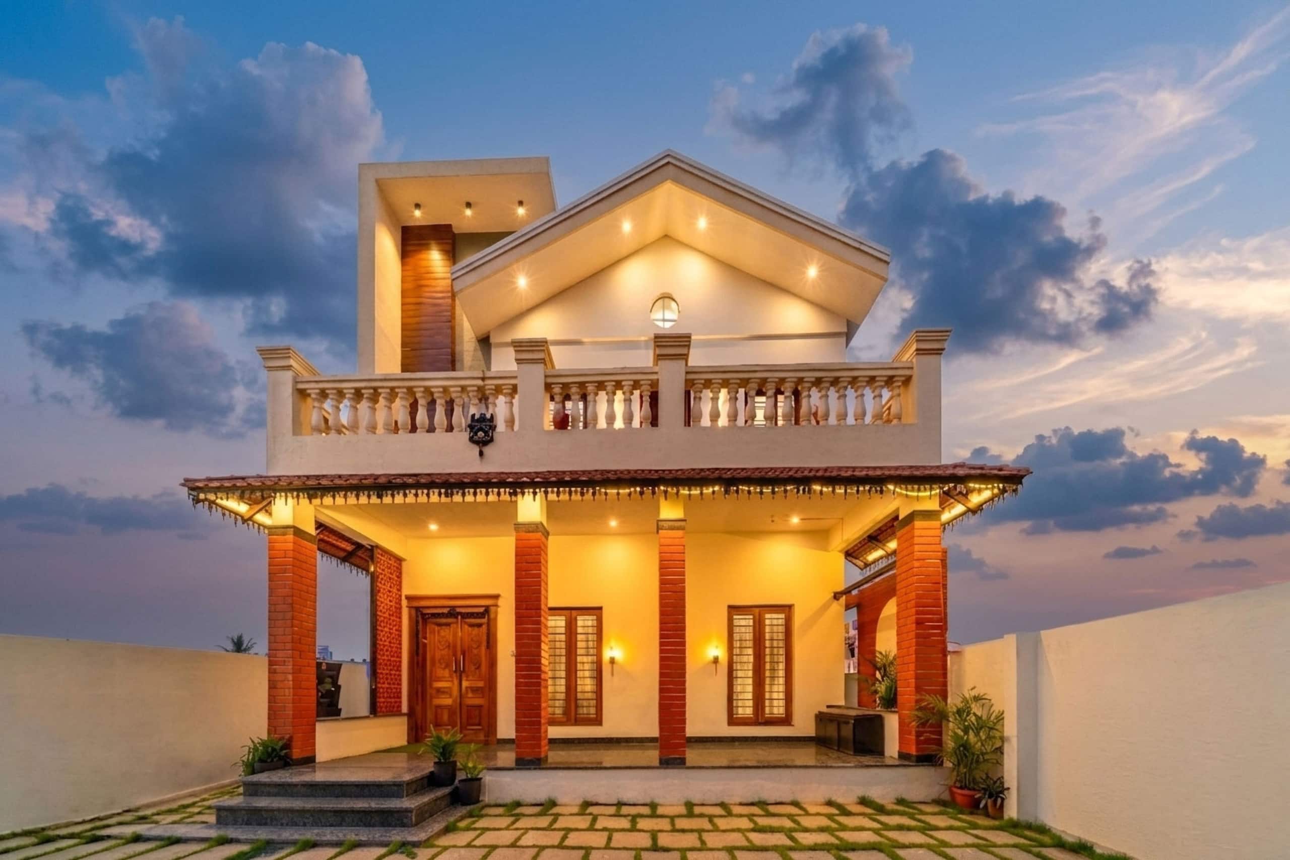 StayVista at Bean & Brick Villa w/Bonfire & Garden