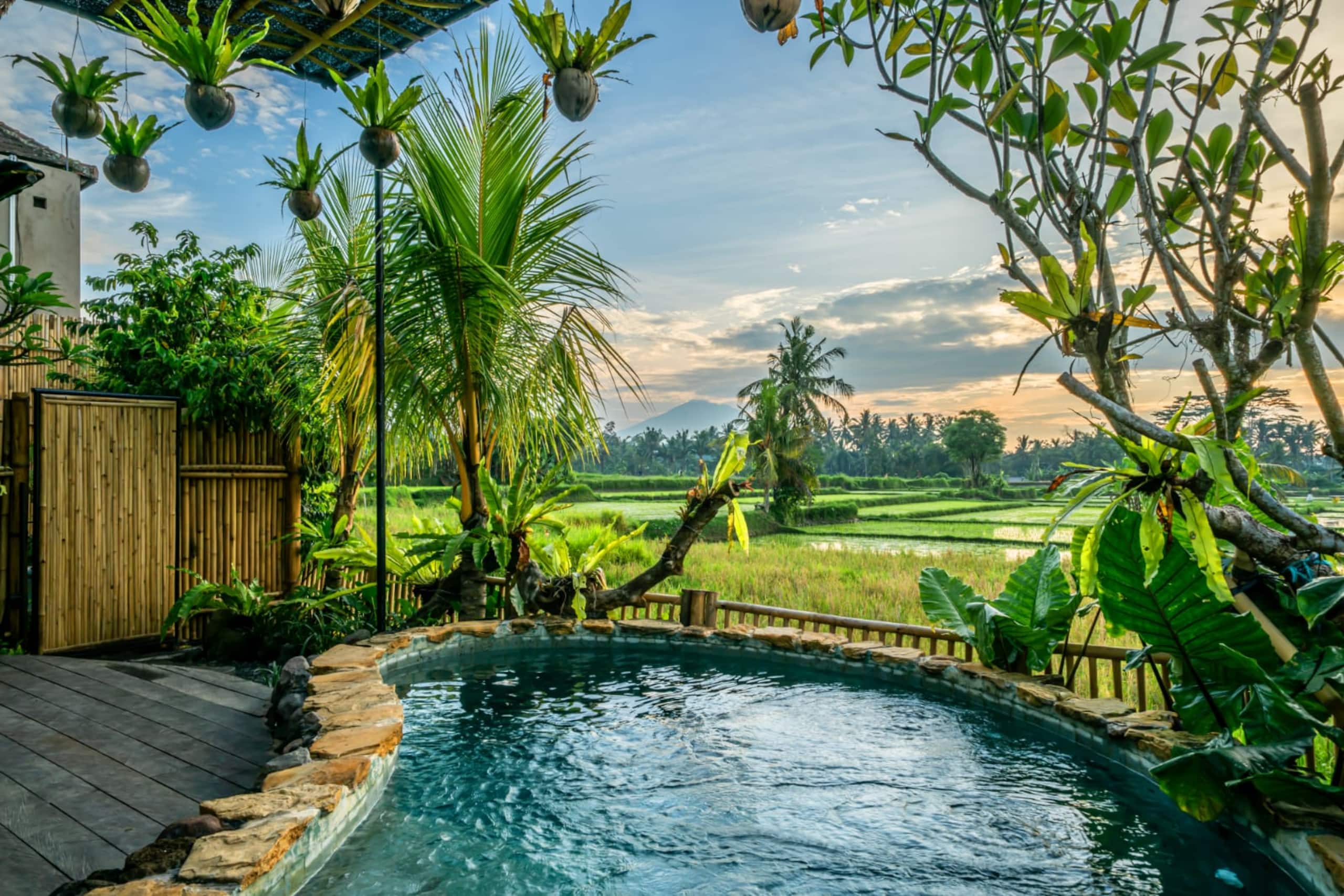 1BR Bamboo house - Private Pool + Rice Field View — photo 2