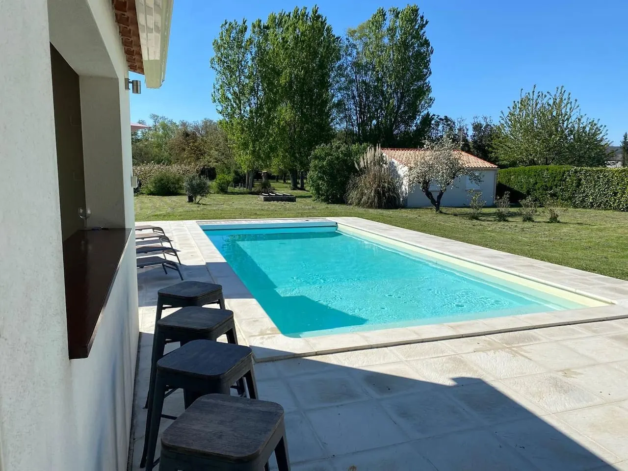 Mazet au calme-Piscine privée-Grand jardin arboré 2