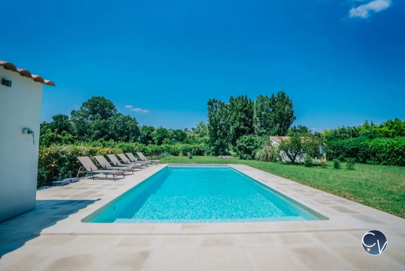 Mazet au calme-Piscine privée-Grand jardin arboré 14