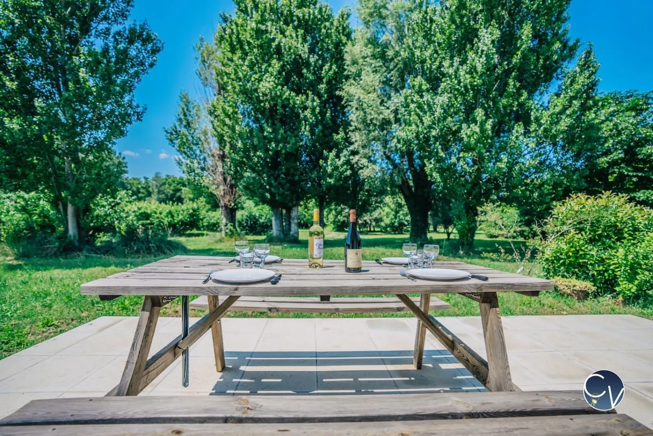 Mazet au calme-Piscine privée-Grand jardin arboré 4