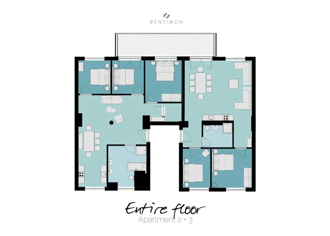 195 SQM & 5 BR - DESIGN APARTMENT // ENTIRE FLOOR — photo 2