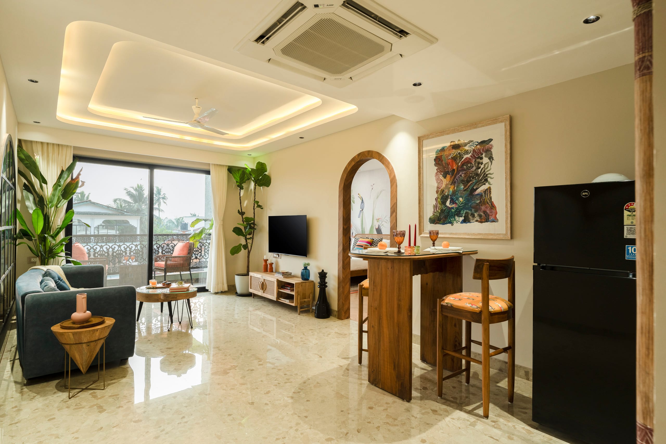 Lux 1BHK with Private Jacuzzi | Candolim 12