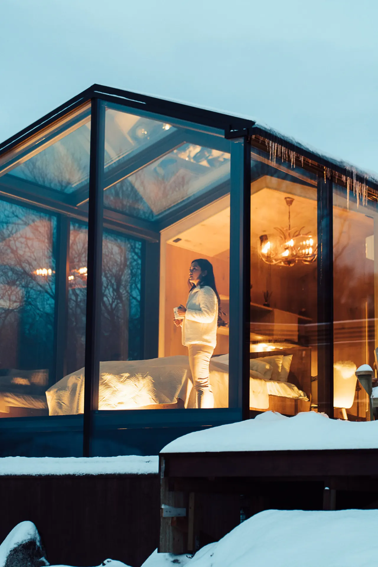 High 5 • Glass roof cabin • WonderInn Arctic — foto 4