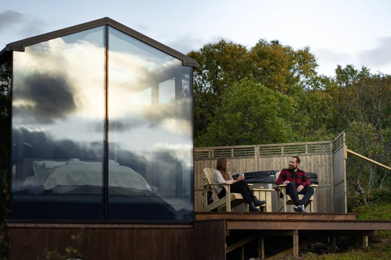 High 5 Glass roof cabin WonderInn Arctic 6