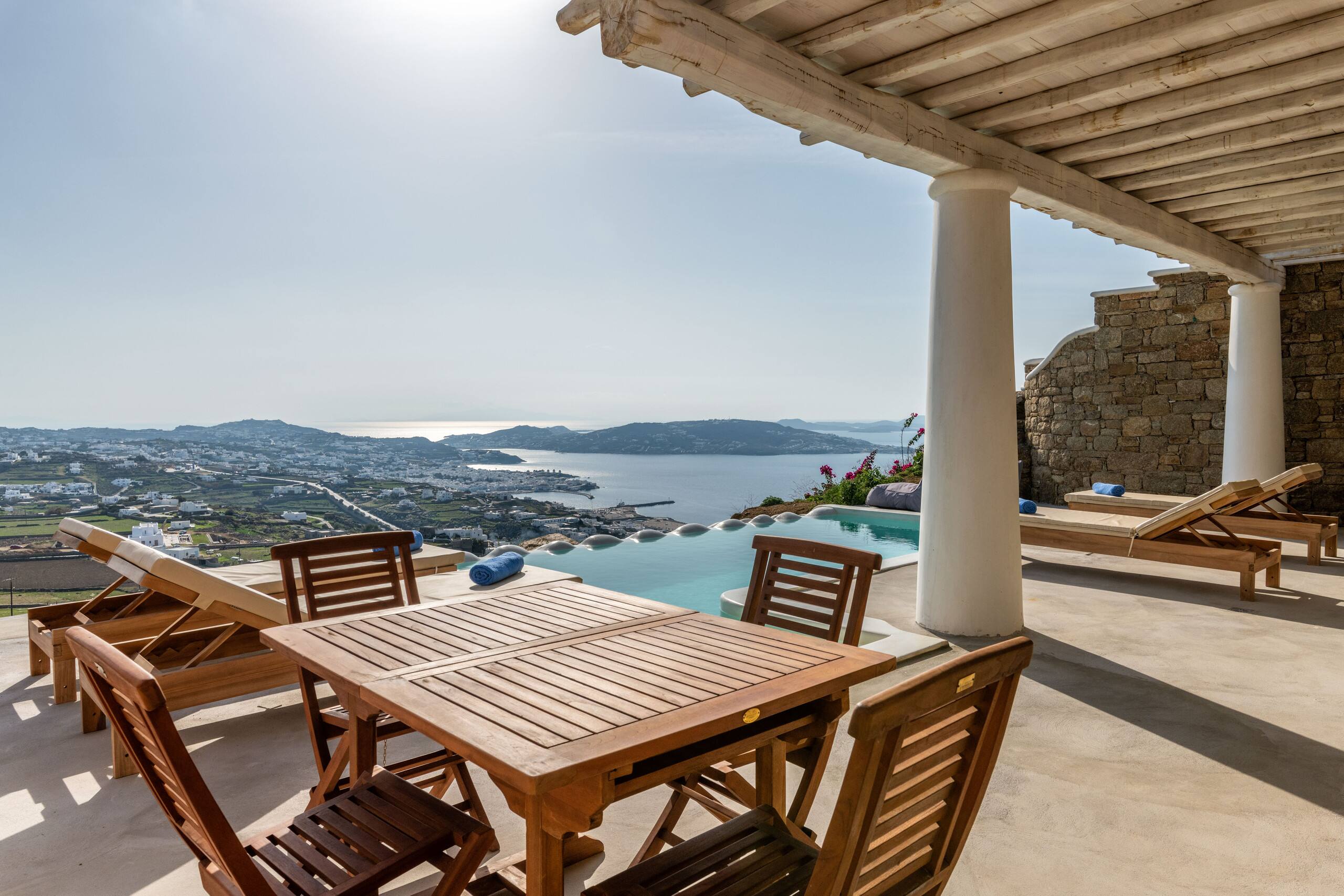 Mykonos Divino 4 Wave Style private infinity pool