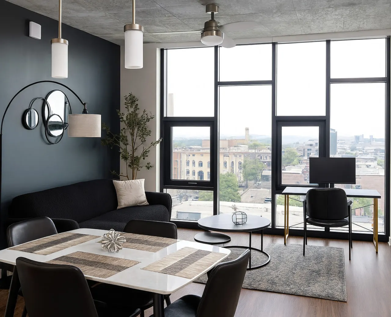 Modern 2BR Gem | Rooftop Pool + Workspaces SH6