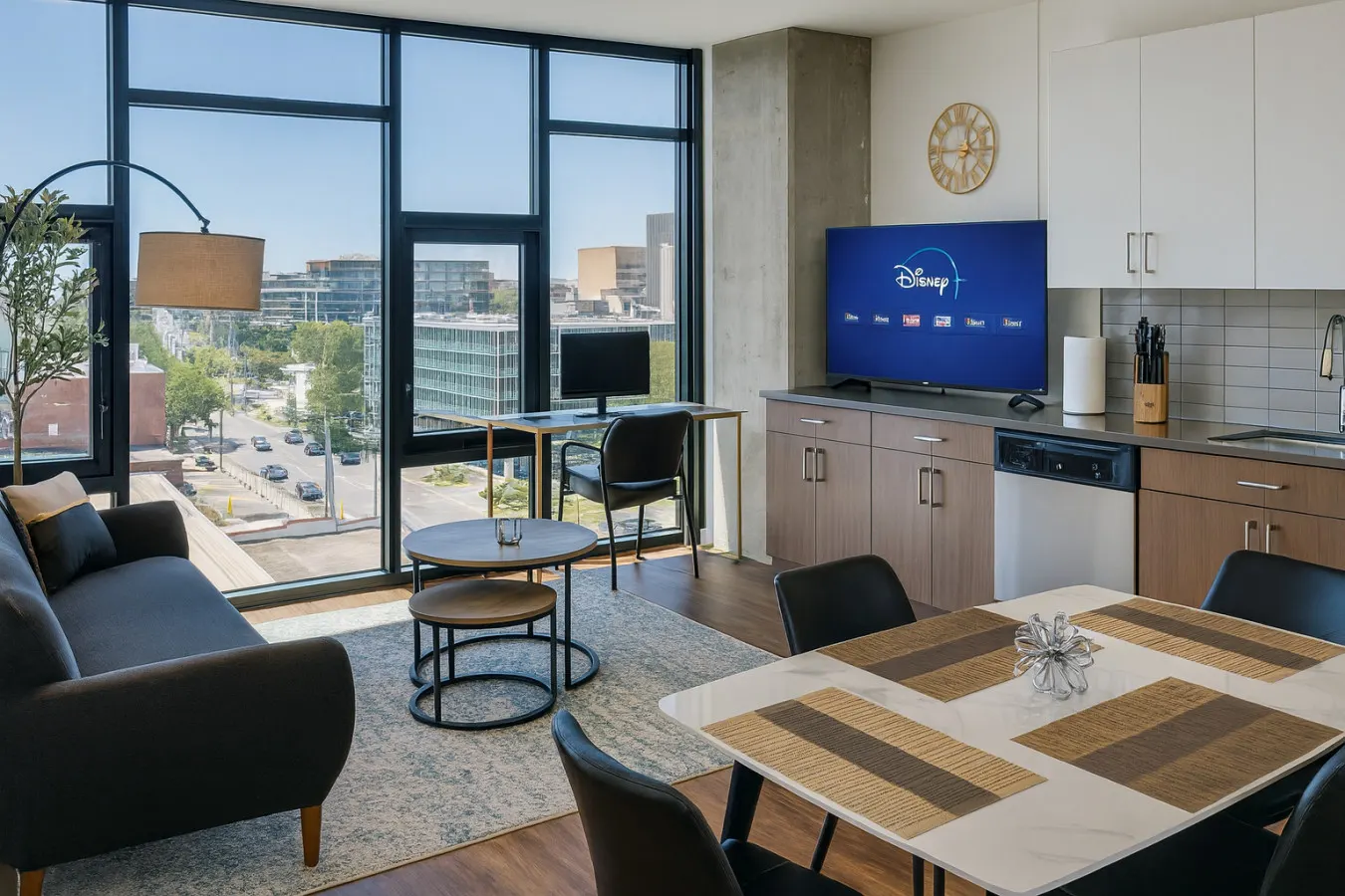 Modern 2BR Gem Rooftop Pool + Workspaces SH6 2