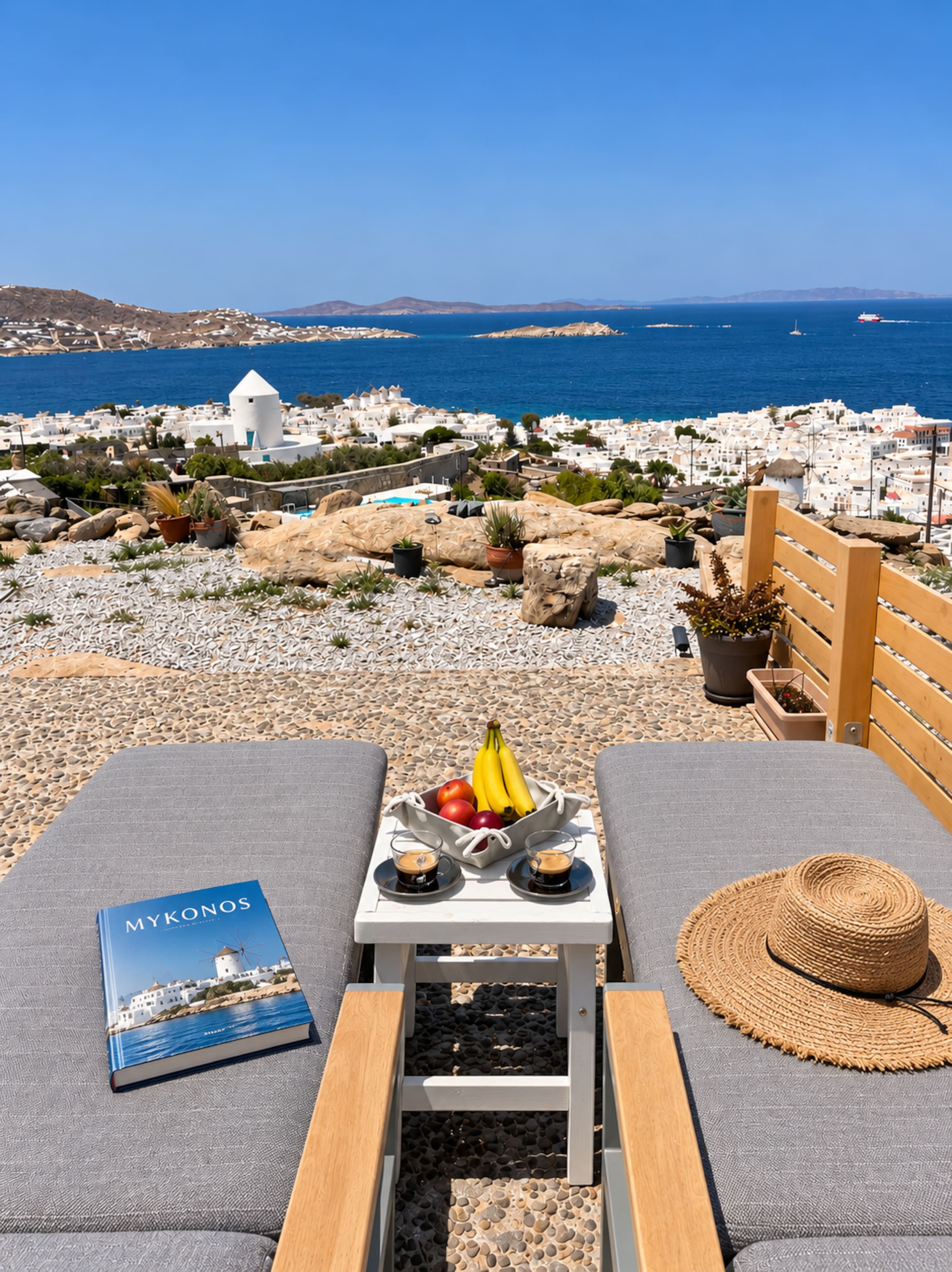 Windmills View | Walk to Chora | Villa Sand Lily 24