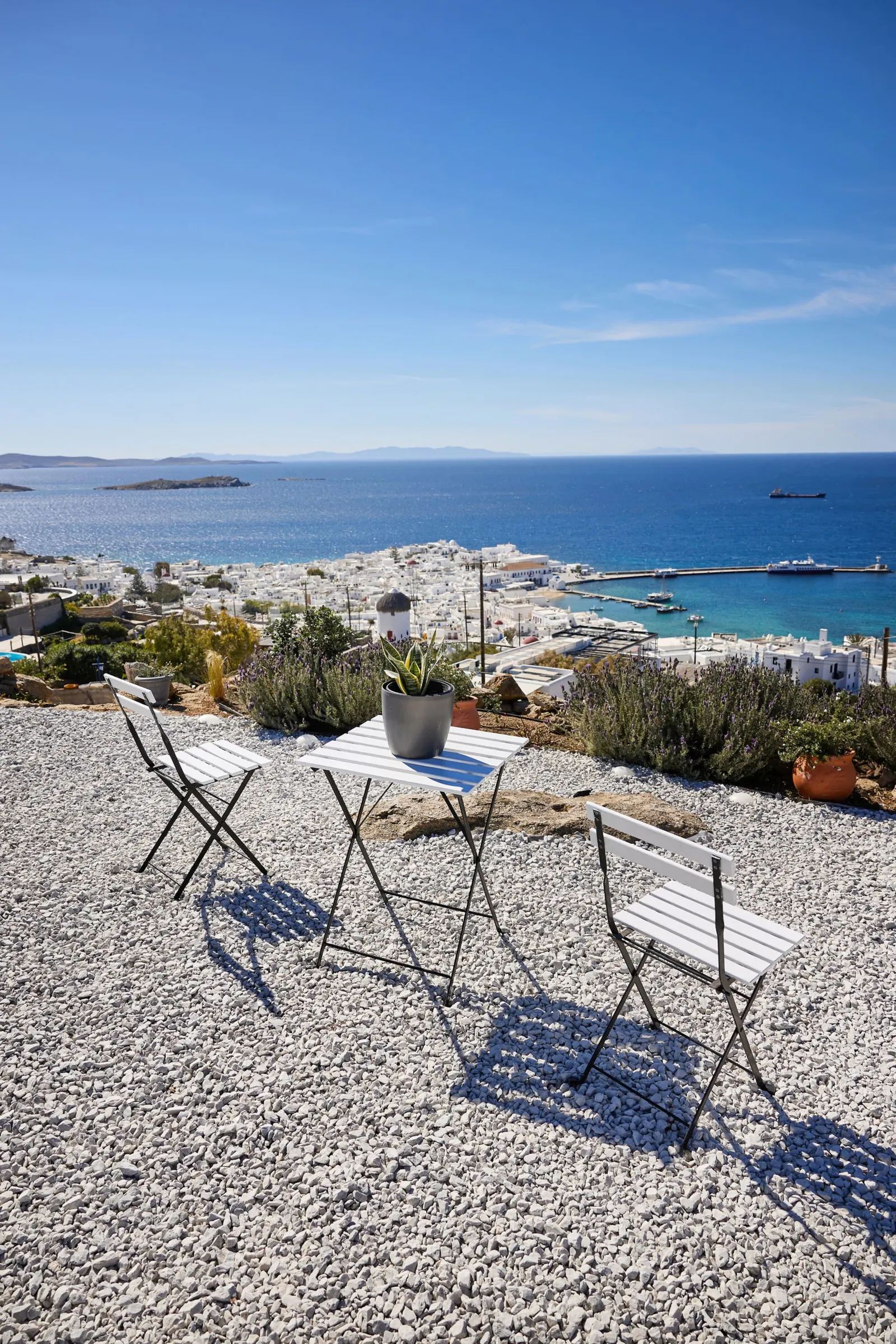 Windmills View Walk to Chora Villa Sand Lily 36